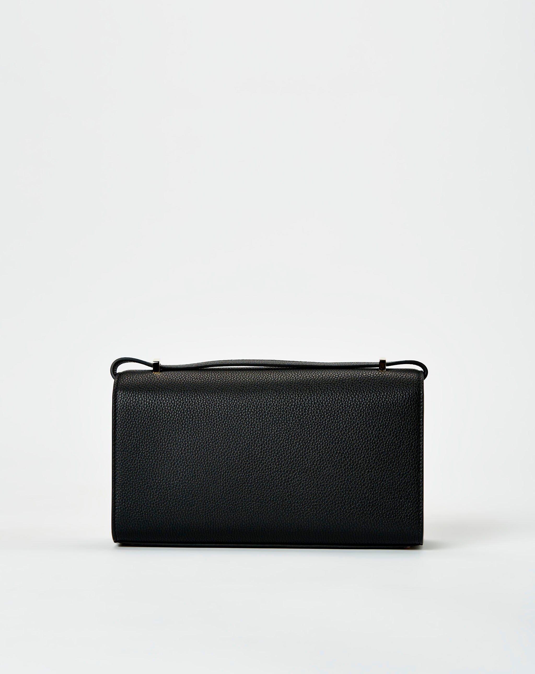 Symmetry 26 in Black Grained Leather