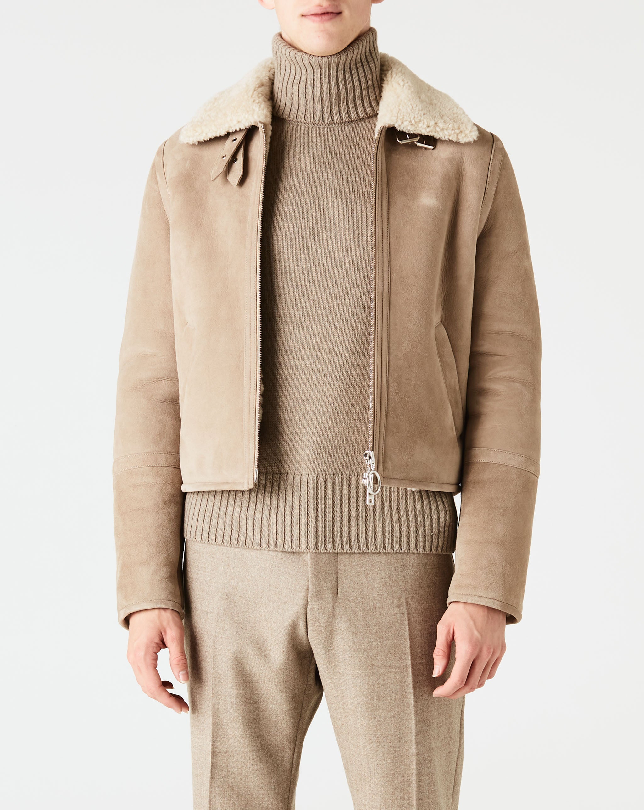 Shearling Zipped Jacket