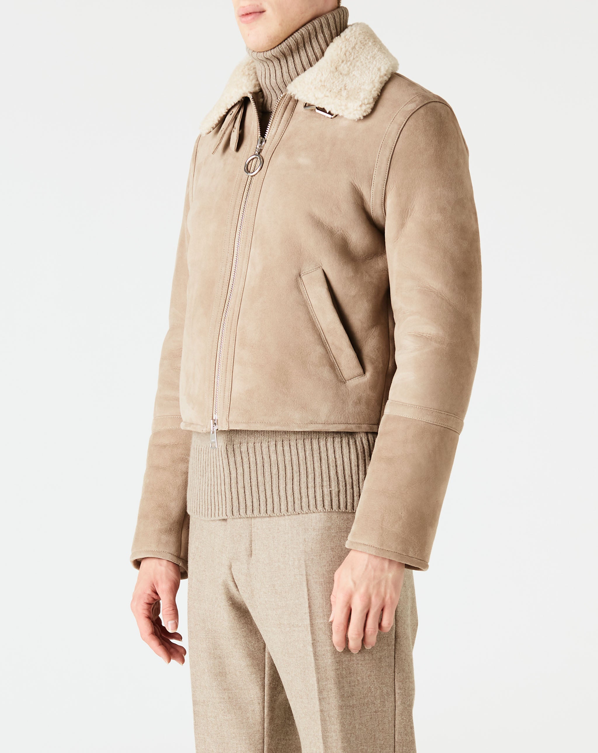 Shearling Zipped Jacket