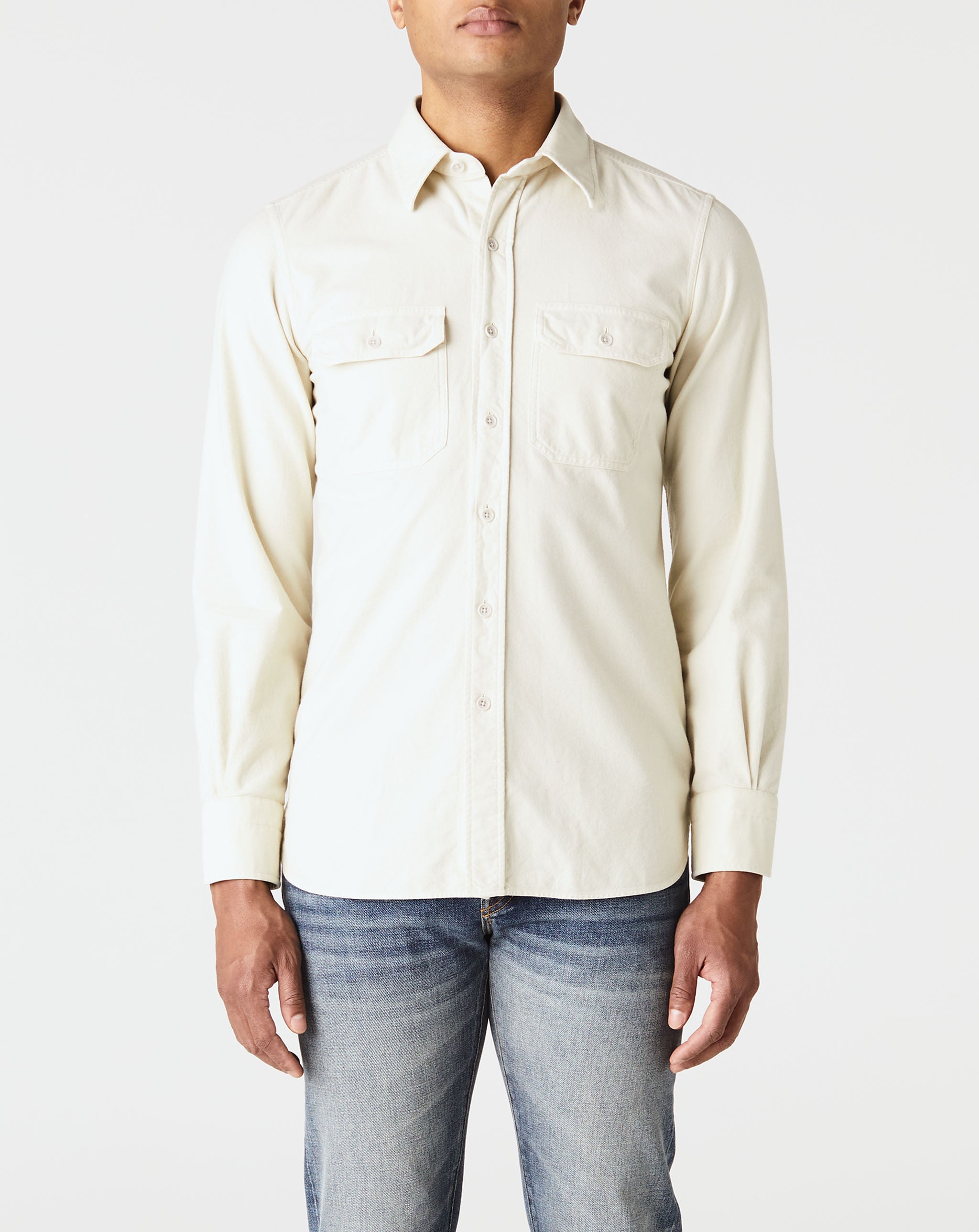 Brushed Panama Military Fit Leisure Shirt