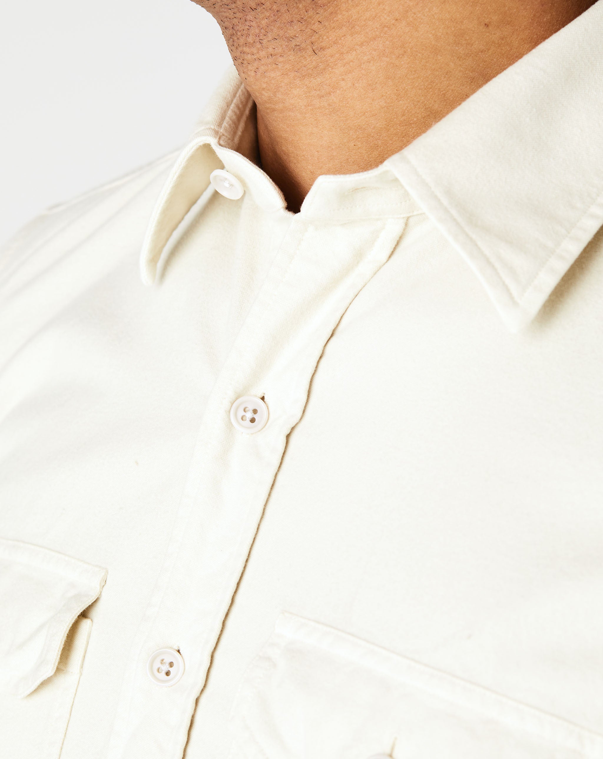 Brushed Panama Military Fit Leisure Shirt