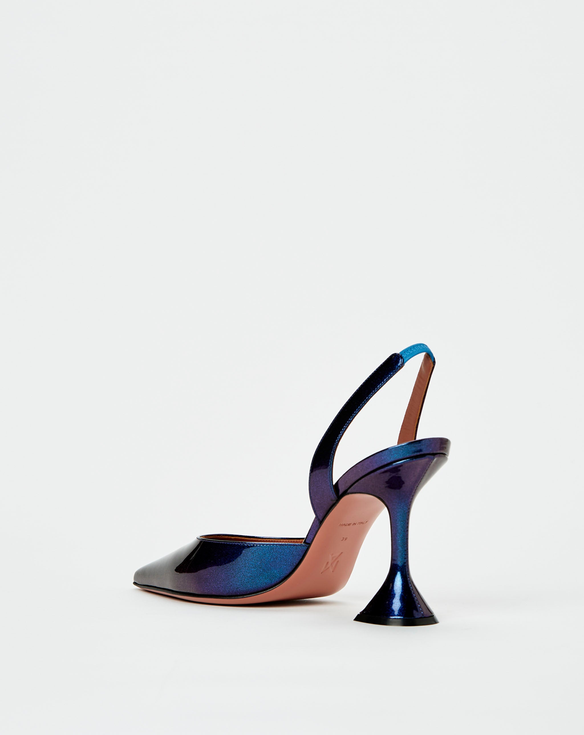 Holli Sling 95mm Patent Glitter