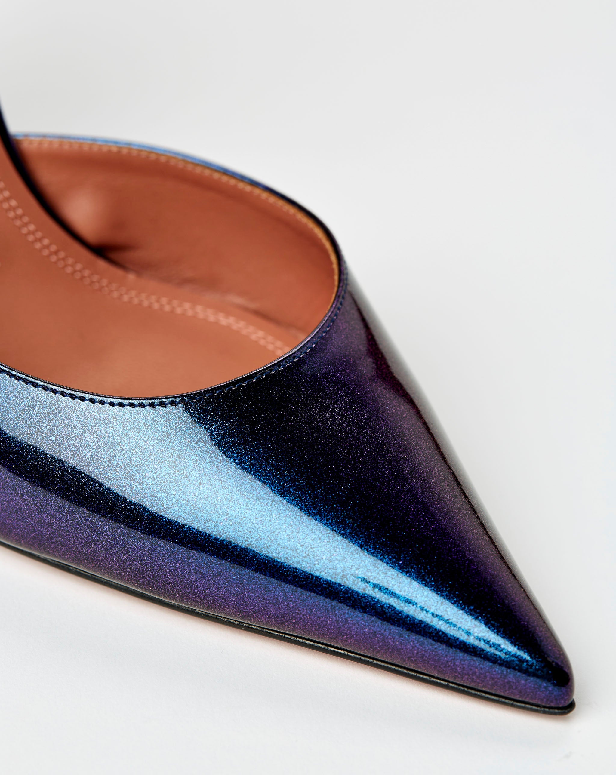 Holli Sling 95mm Patent Glitter