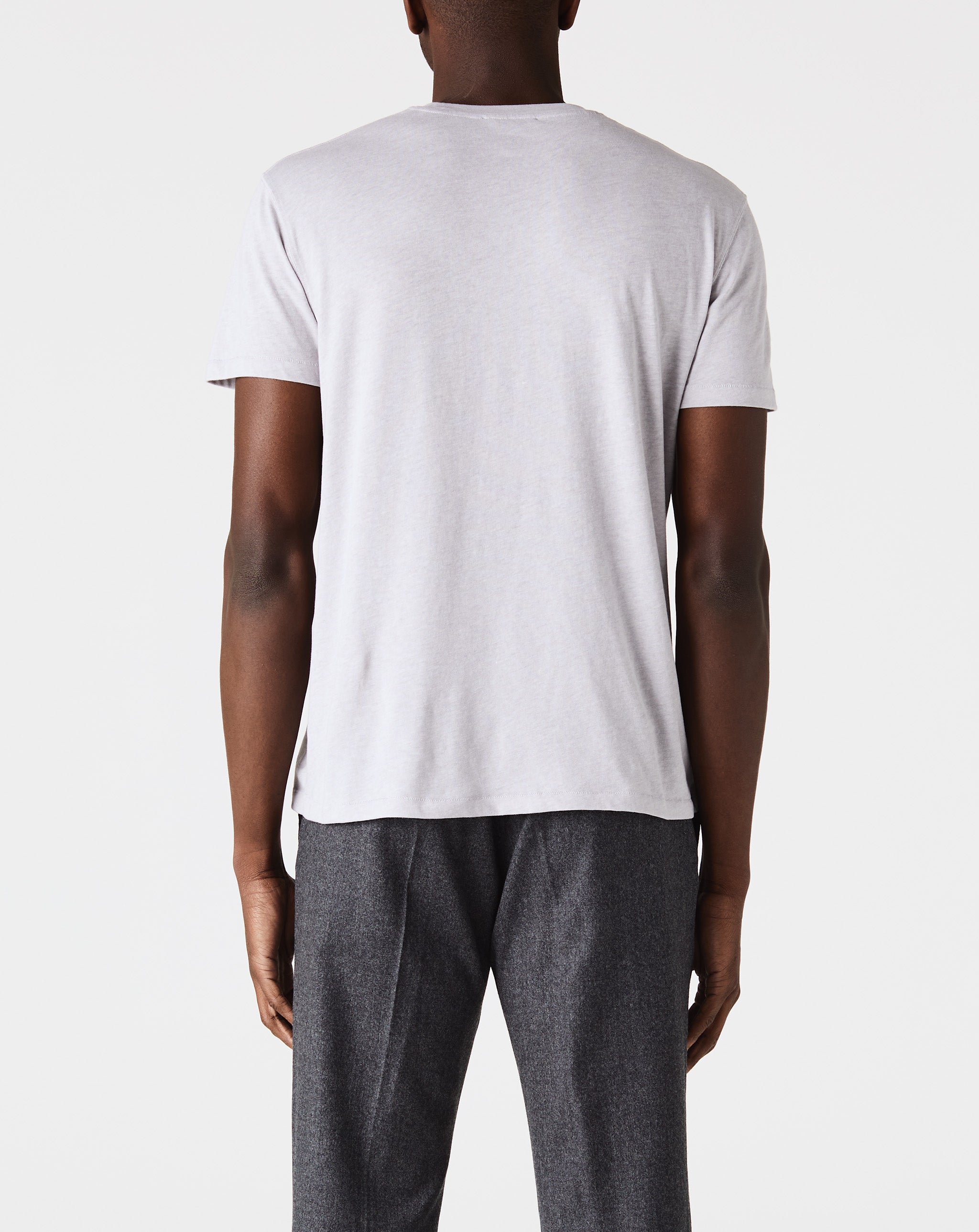 Cotton Blend Short Sleeve Crew Neck