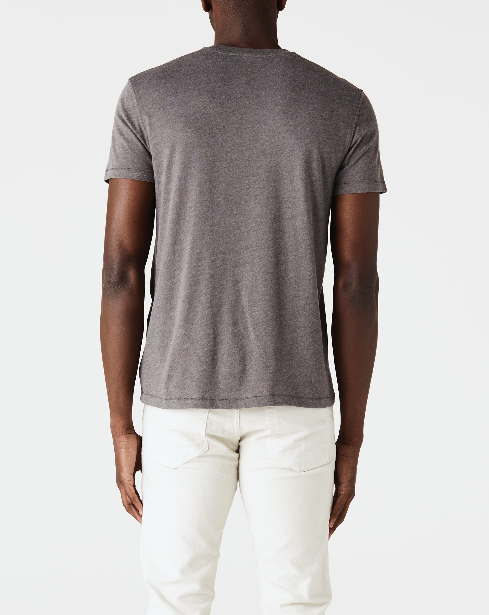Cotton Blend Short Sleeve Crew Neck