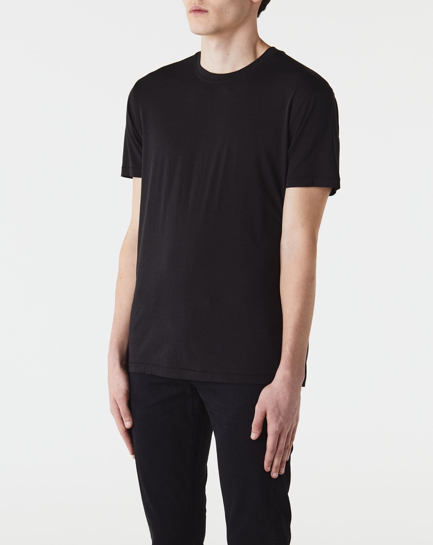 Lyocell Cotton Short Sleeve Crewneck