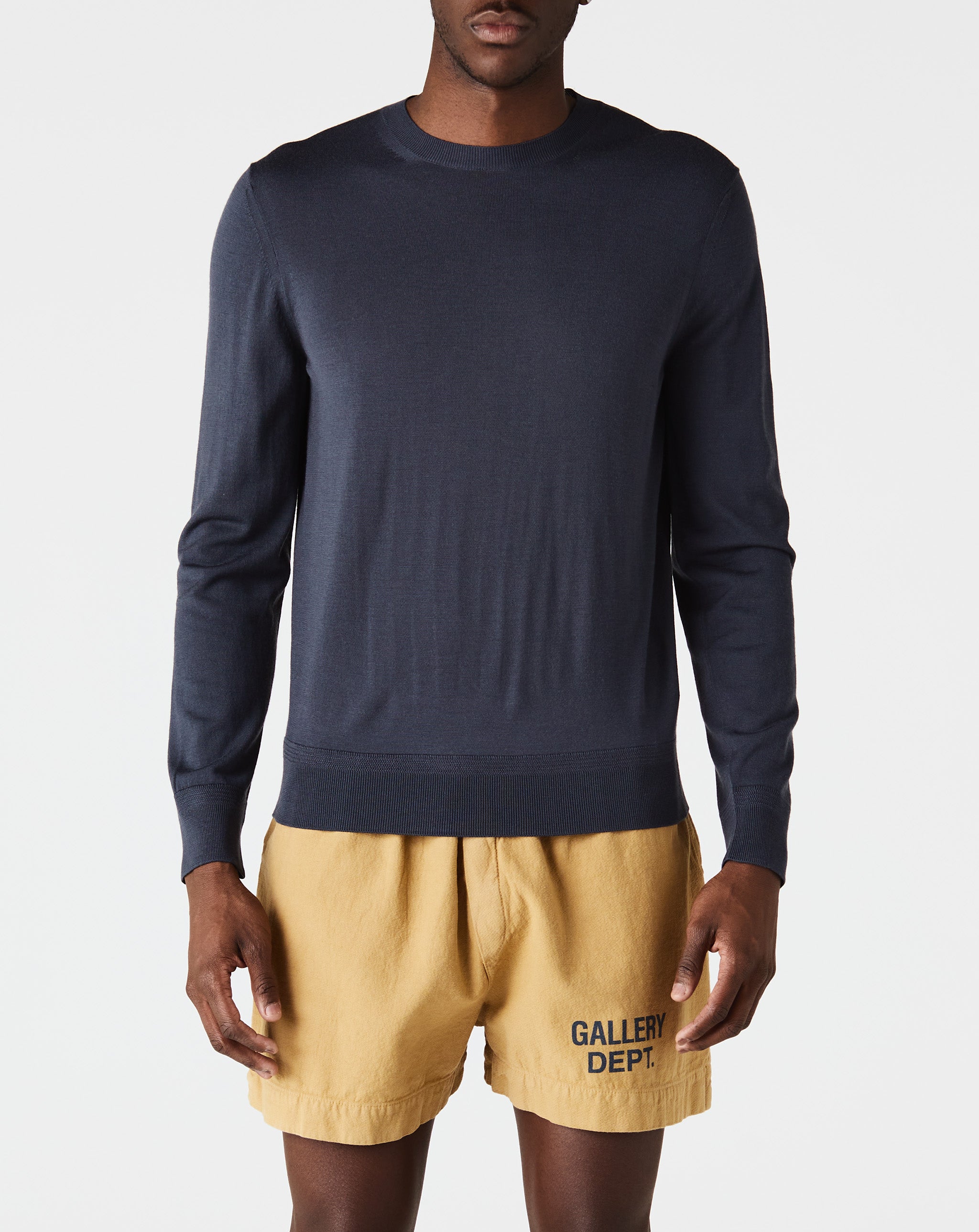 Fine Gauge Merino Crew Neck