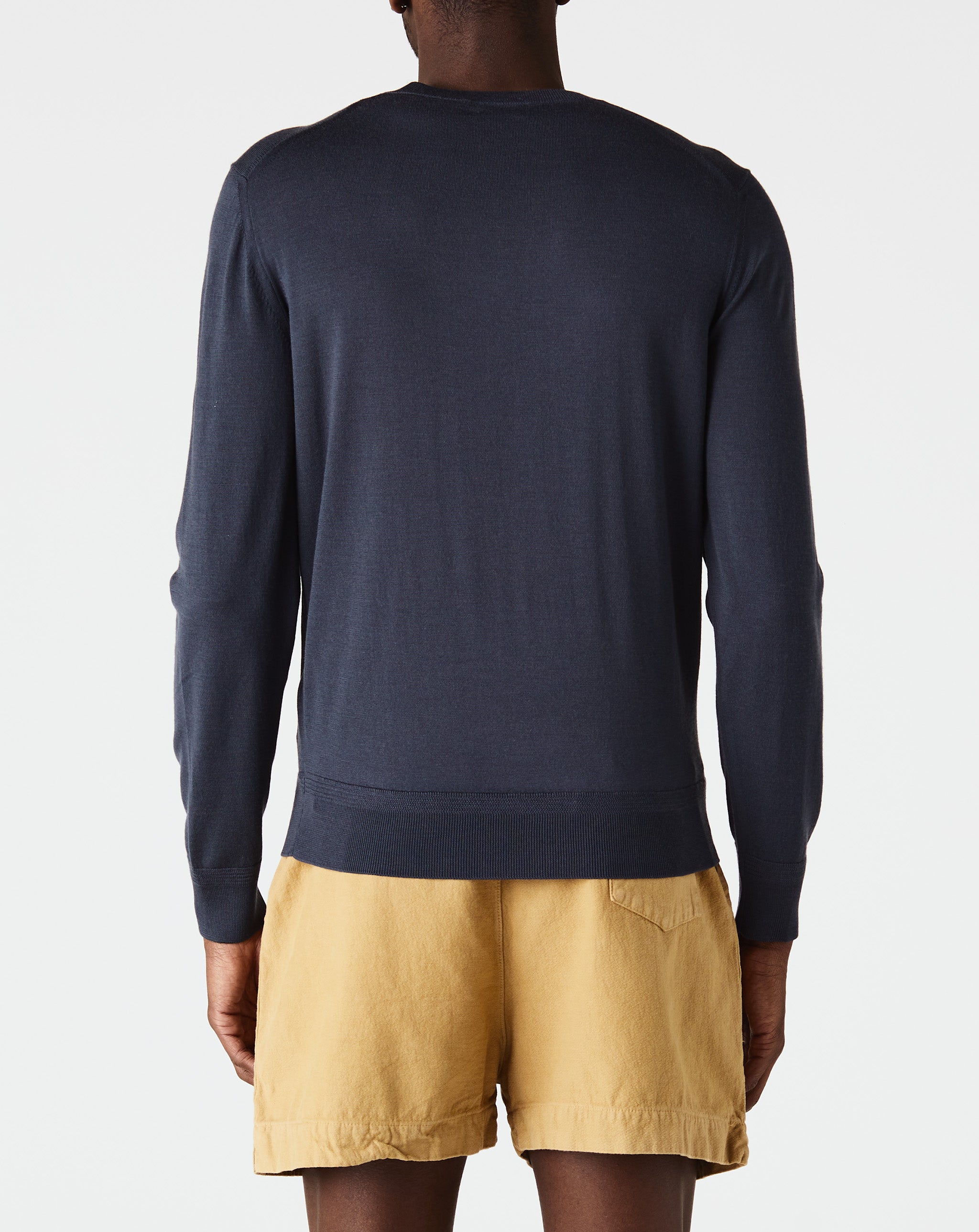 Fine Gauge Merino Crew Neck