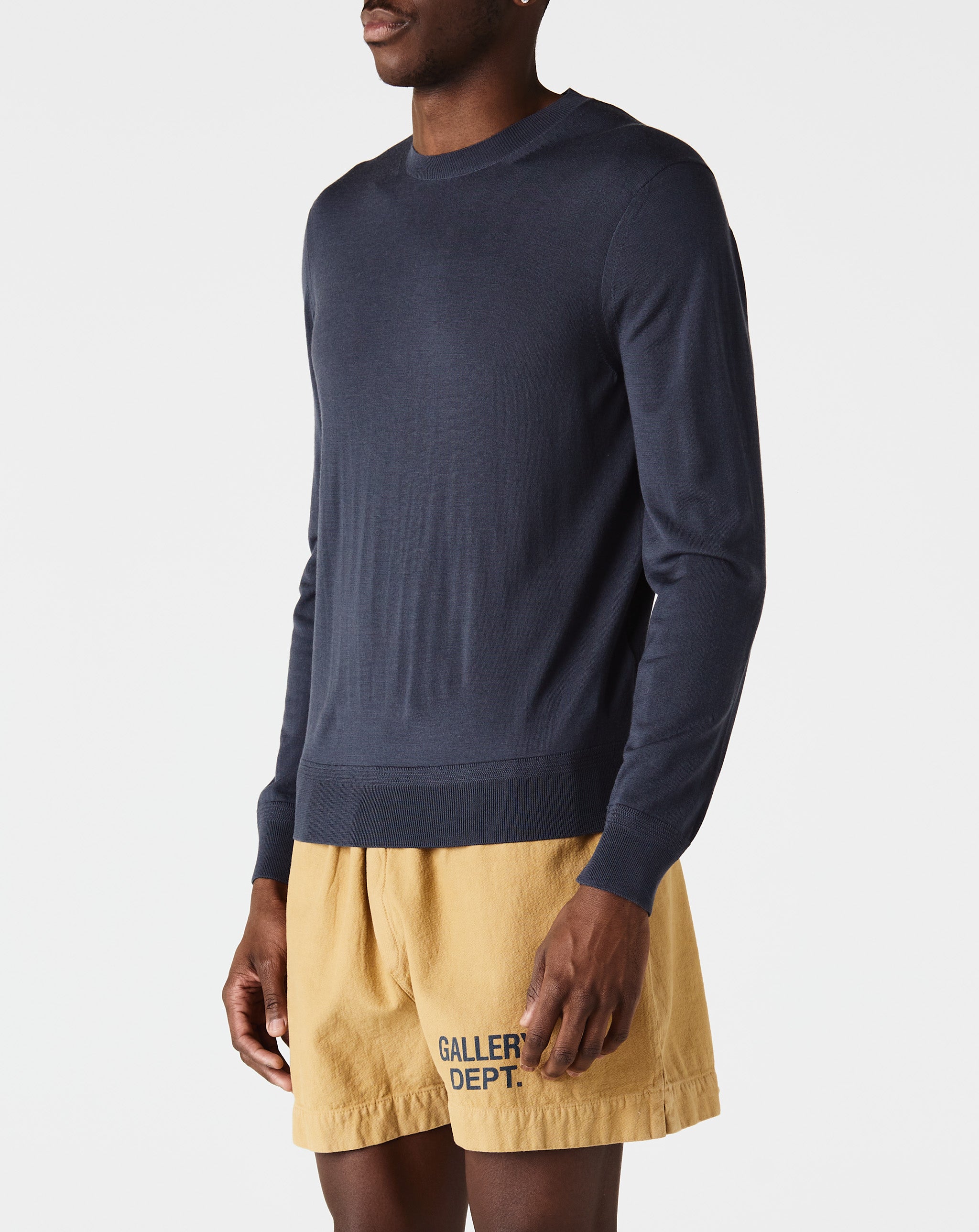 Fine Gauge Merino Crew Neck