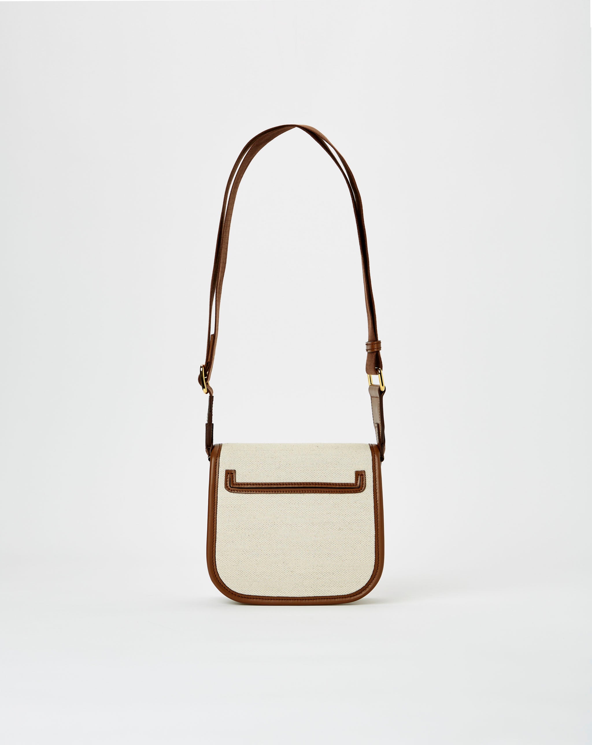 Canvas And Smooth Calf Mini Crossbody