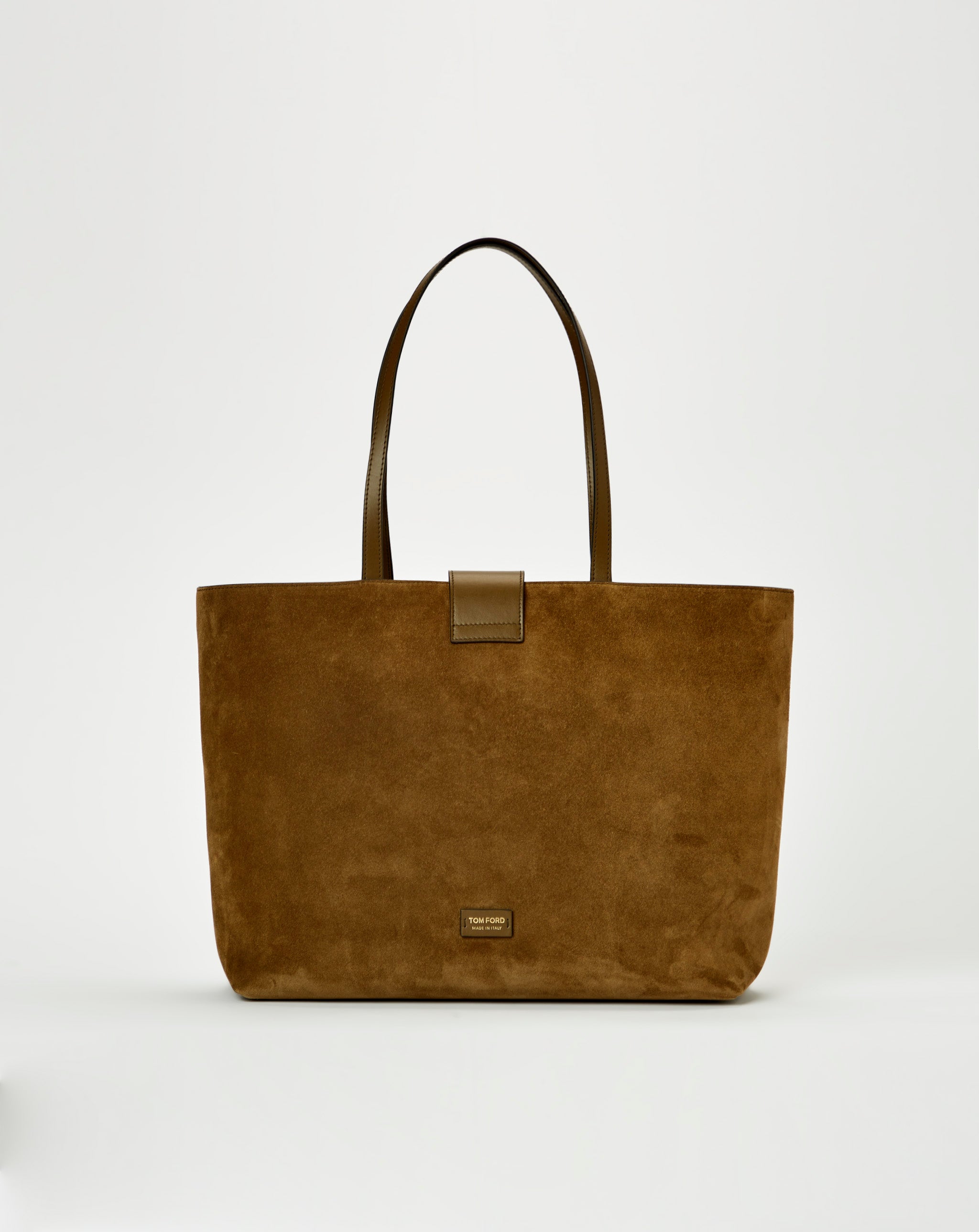 TF Logo Suede Tote