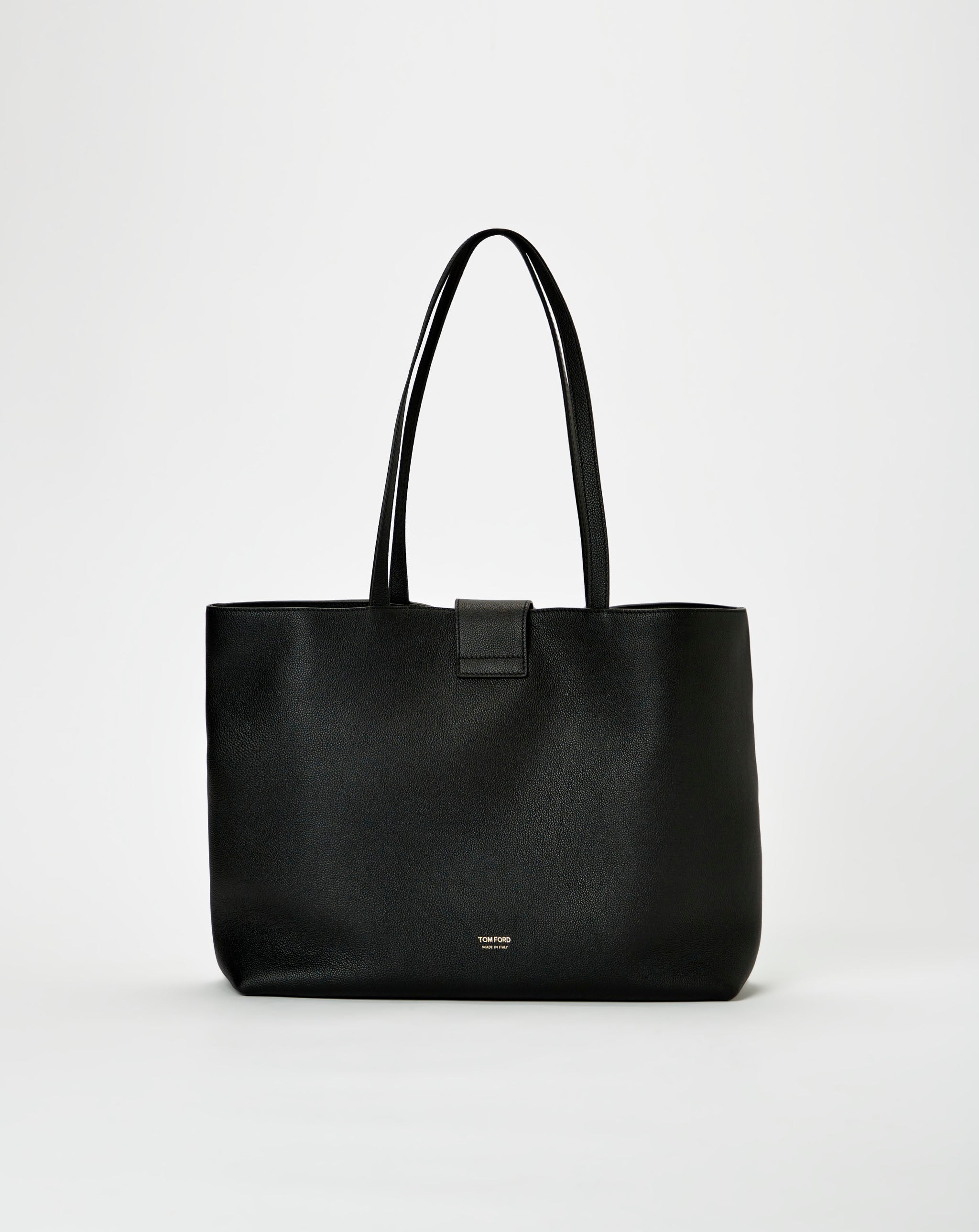 TF Logo Leather Tote