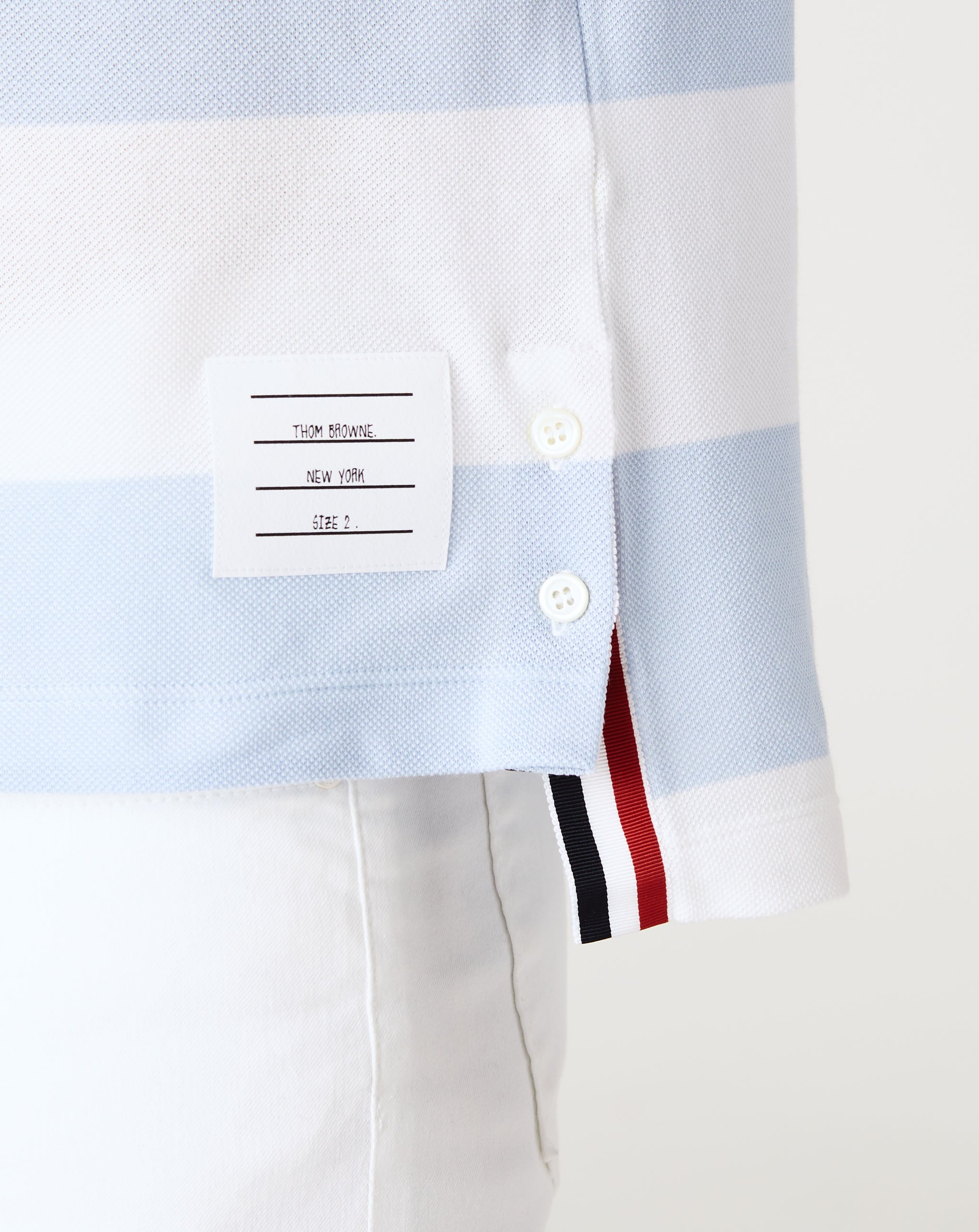 Long Sleeve Rugby Stripe Polo