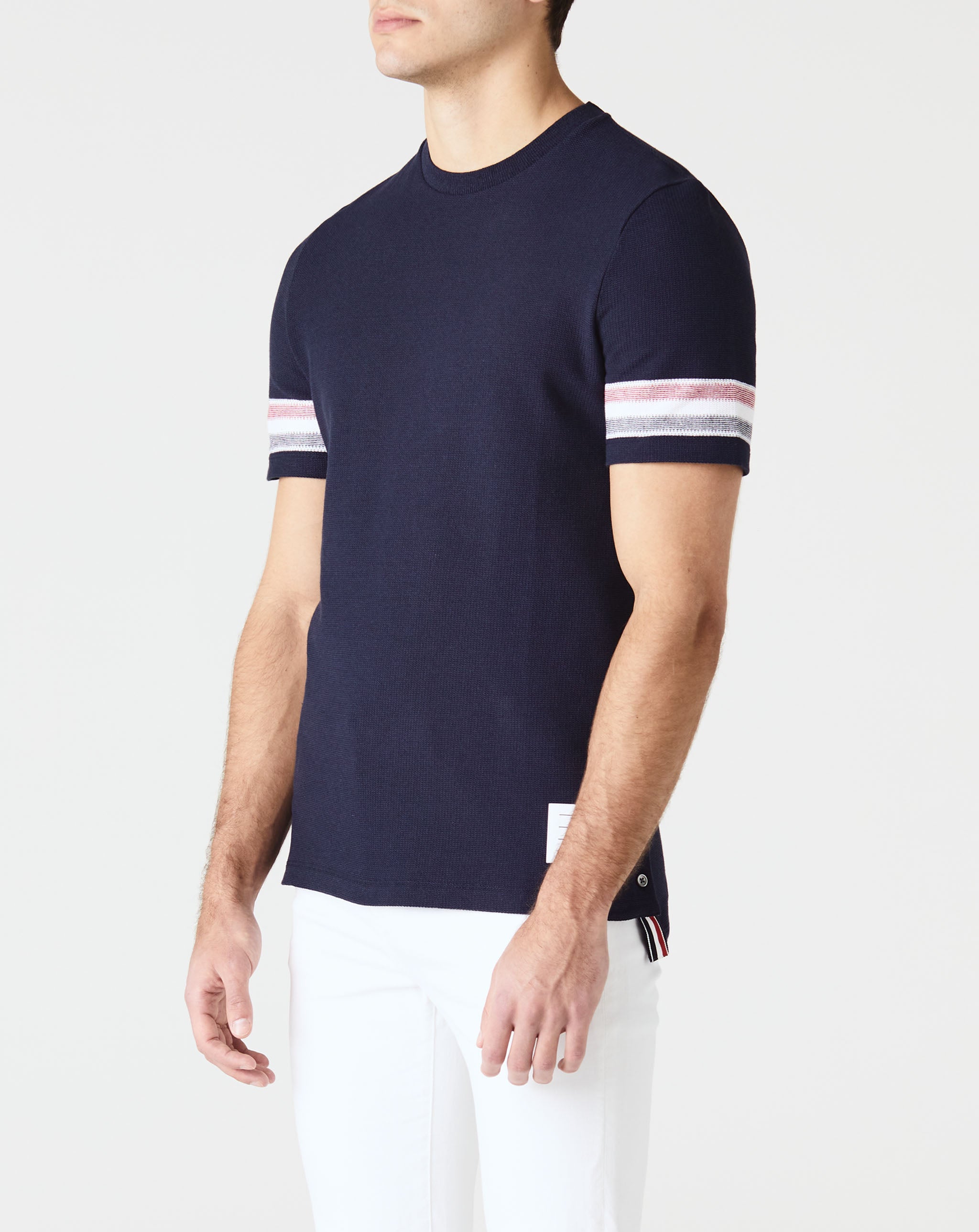 Textured Cotton T-Shirt