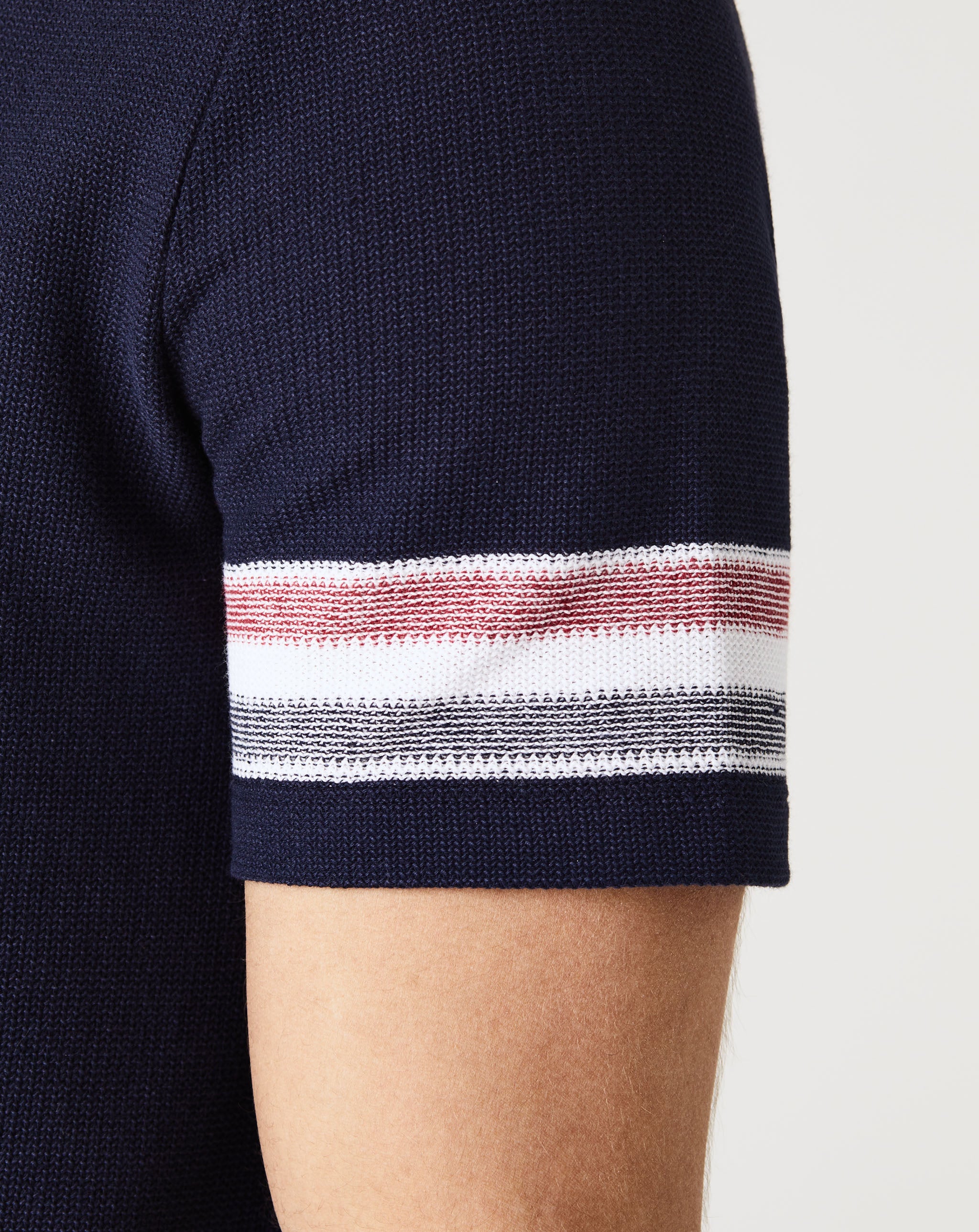 Textured Cotton T-Shirt