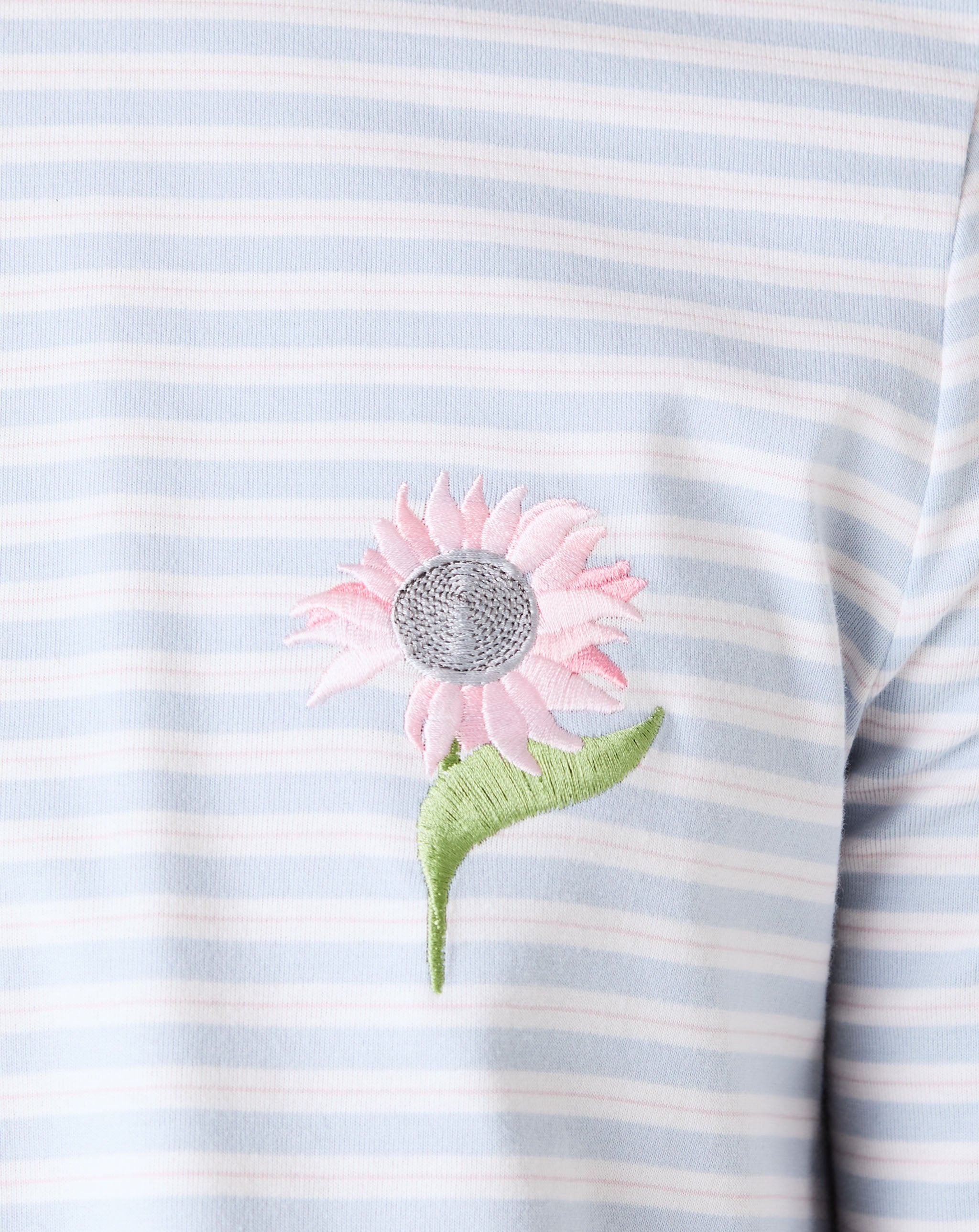 Flower Embroidery Long Sleeve