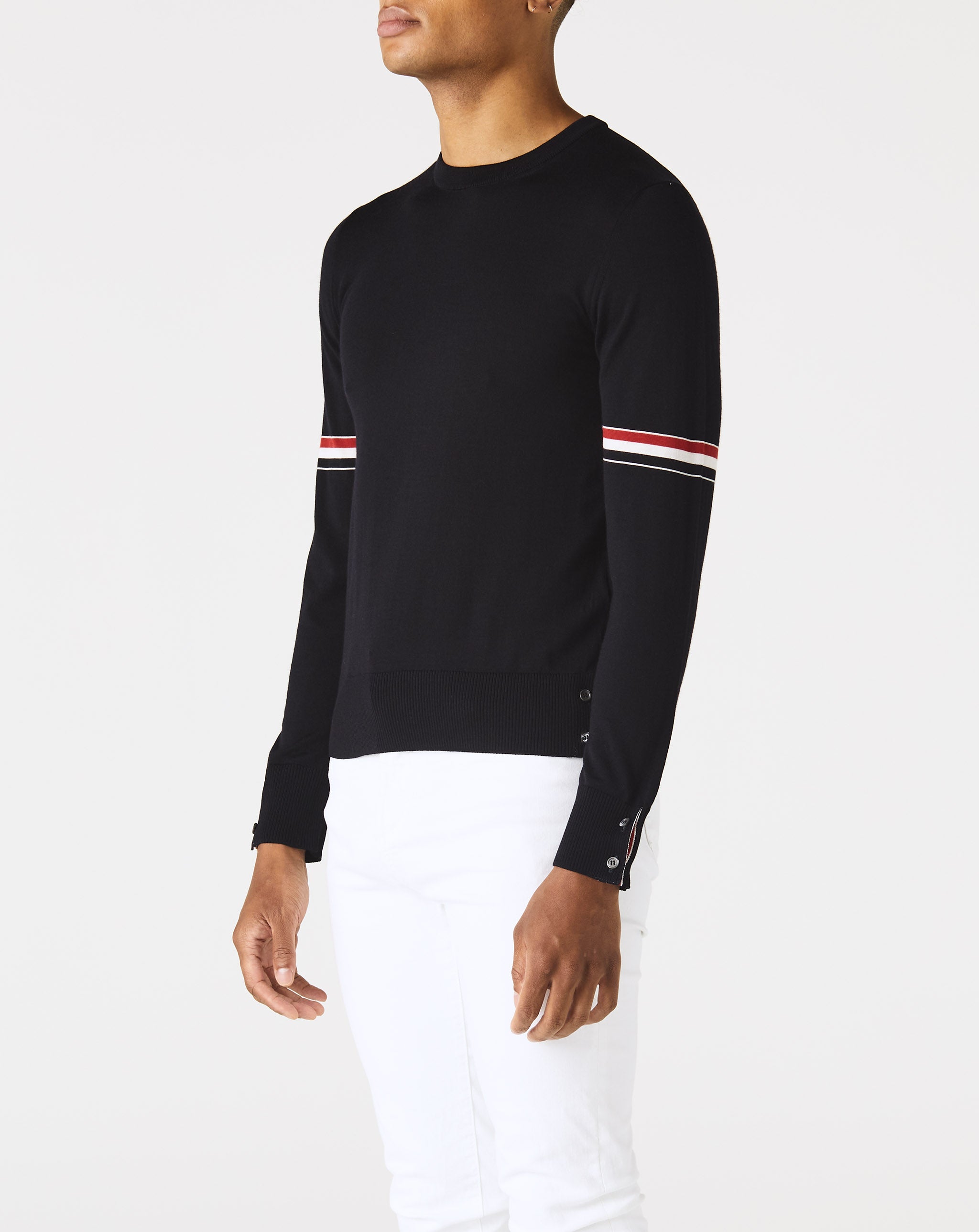 Merino T-Shirt with Arm Stripe