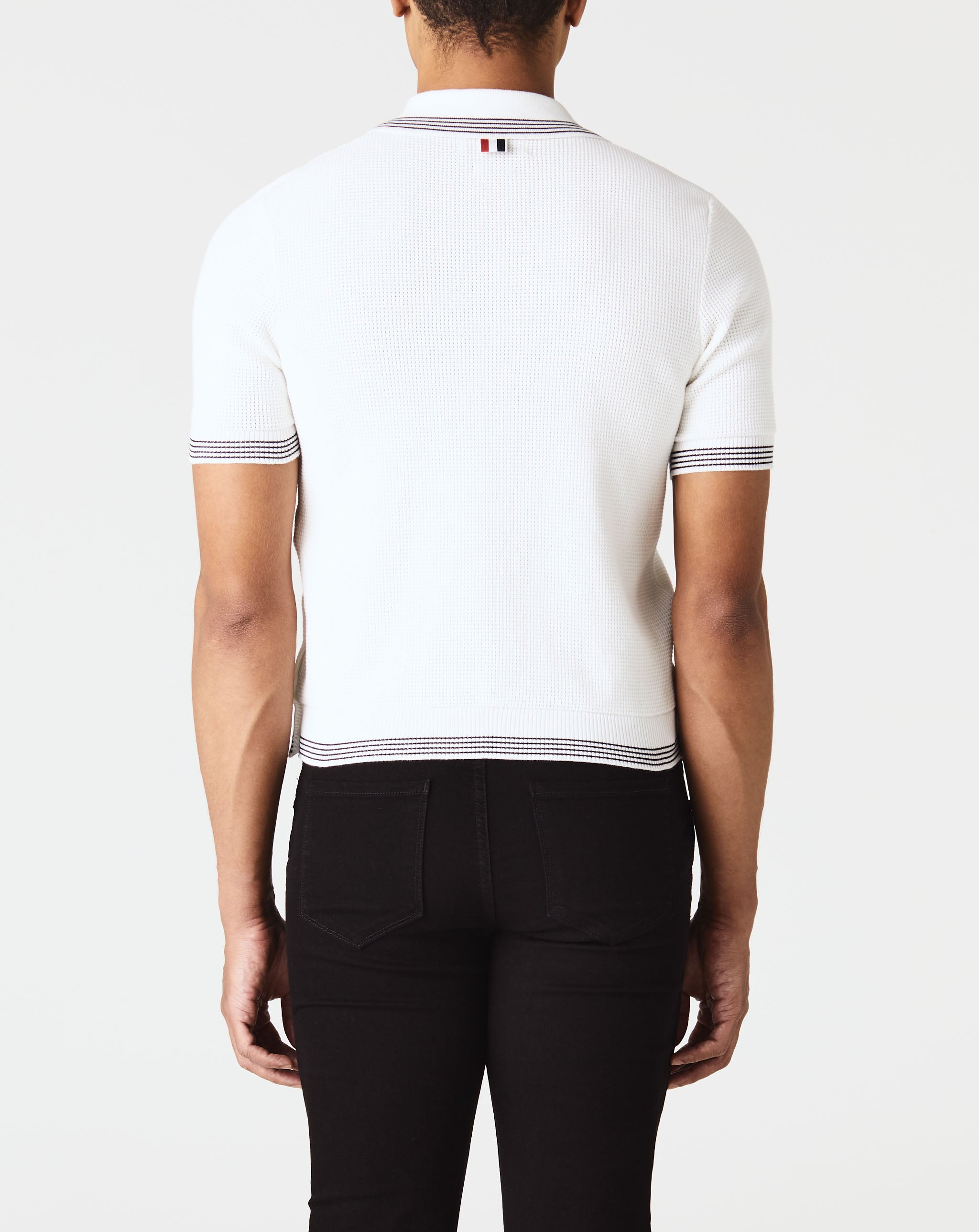 Open Waffle stitch Polo
