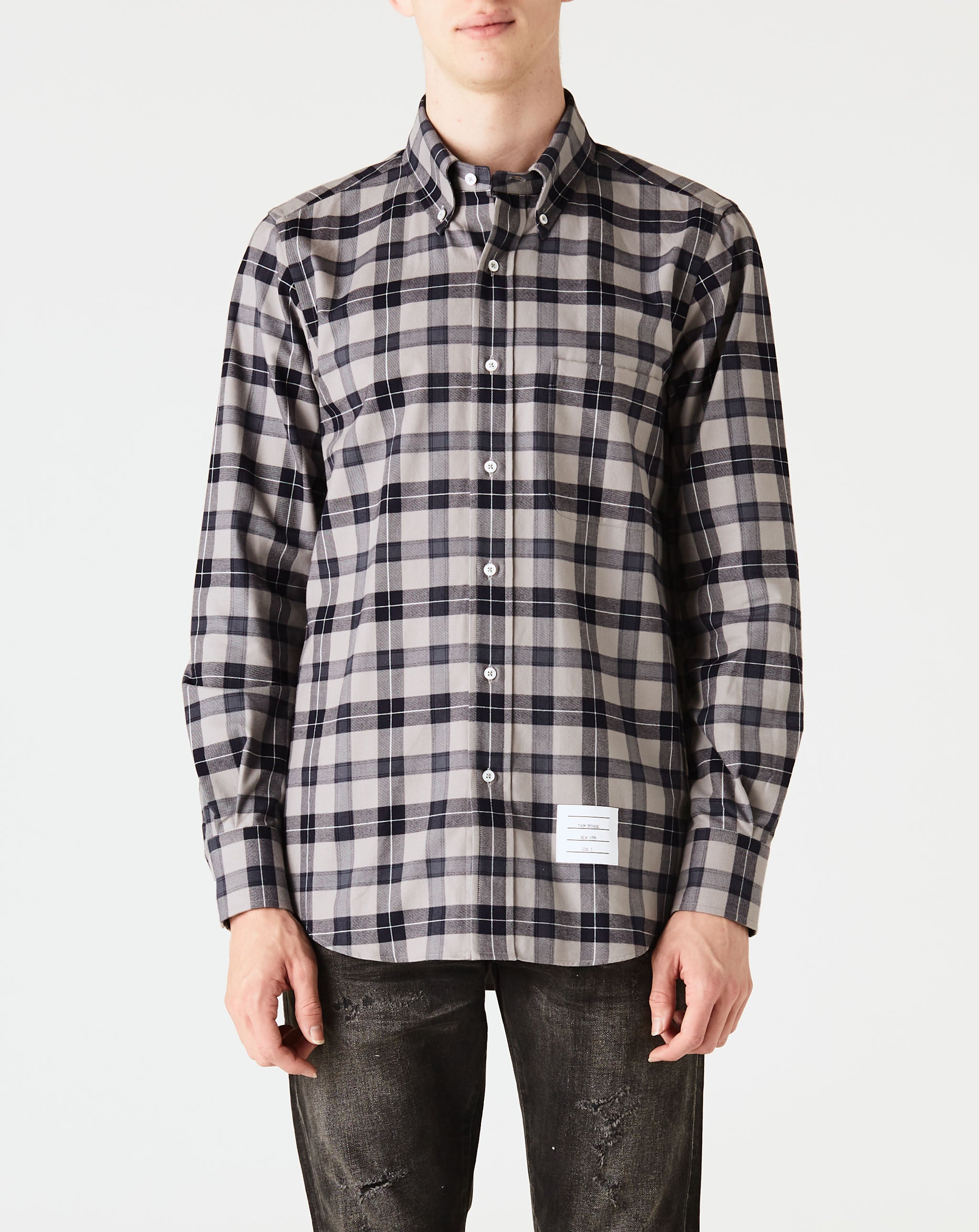 Straight Fit Flannel Shirt