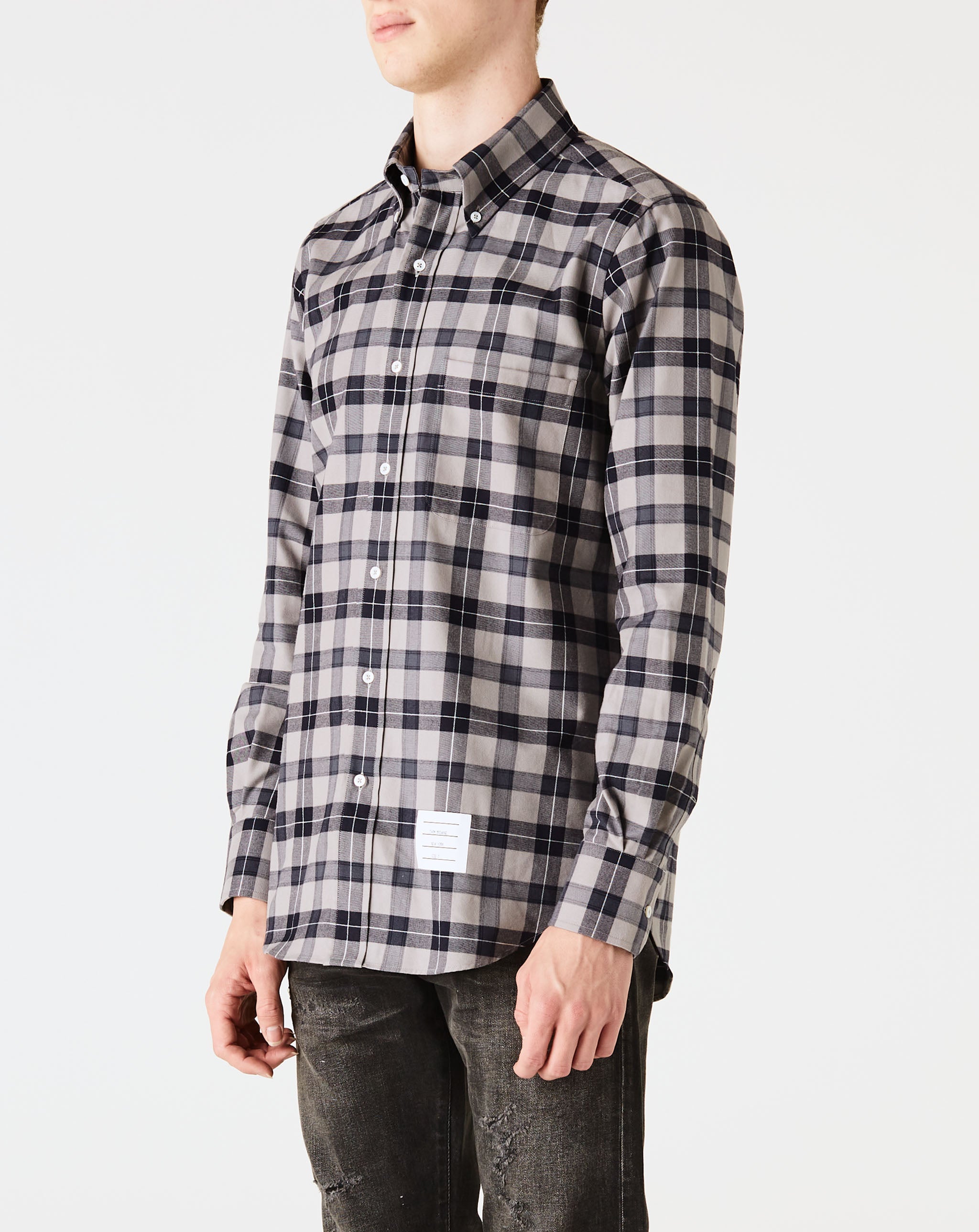 Straight Fit Flannel Shirt