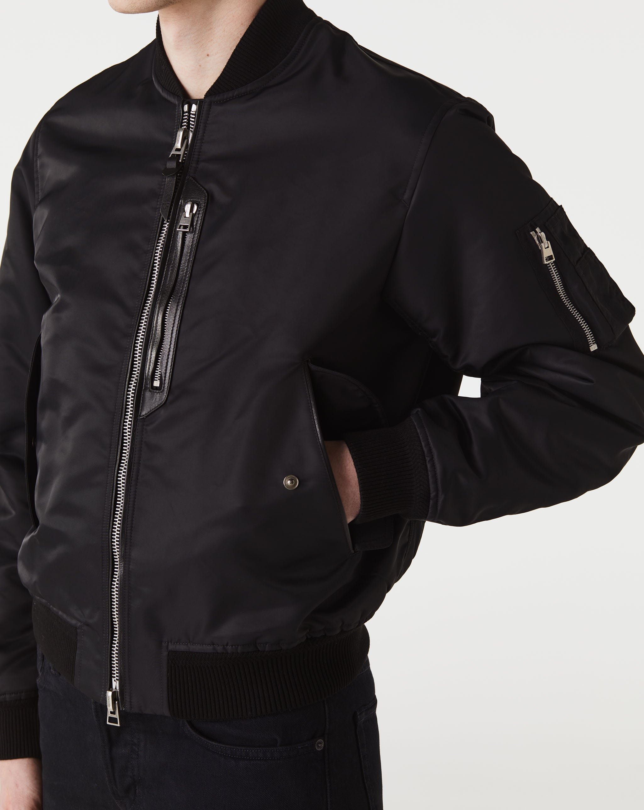 Compact Nylon Bomber