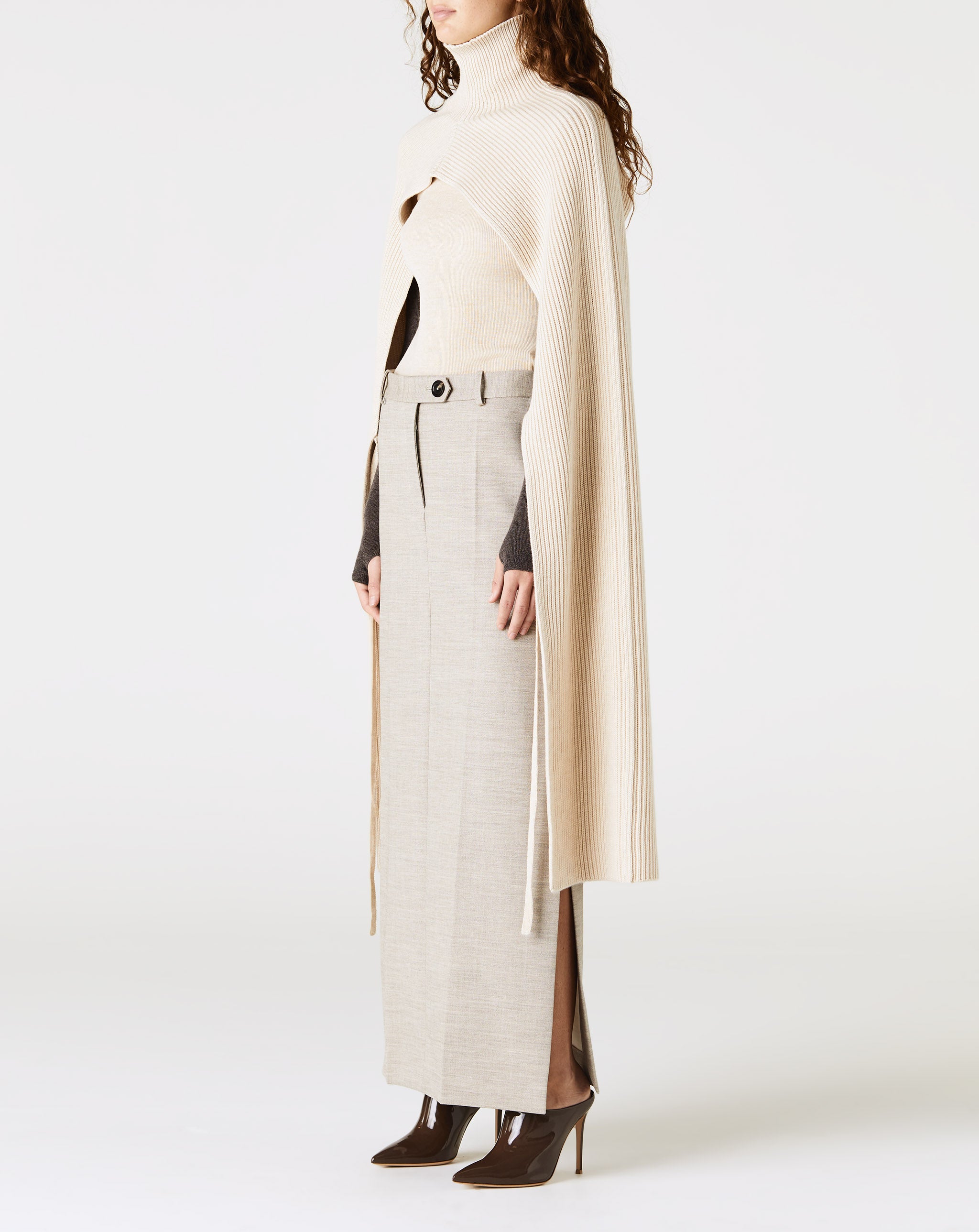 Knit Cape Tunic