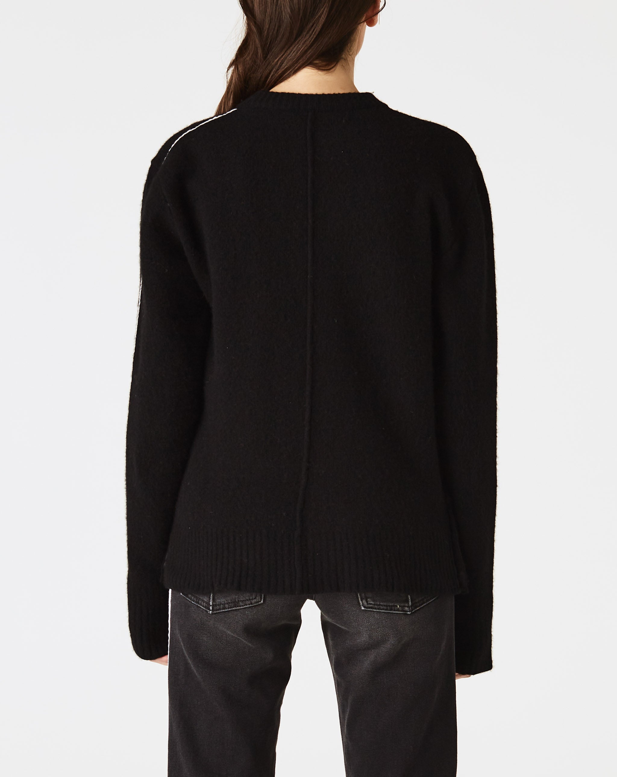 Side Slit Crewneck Sweater