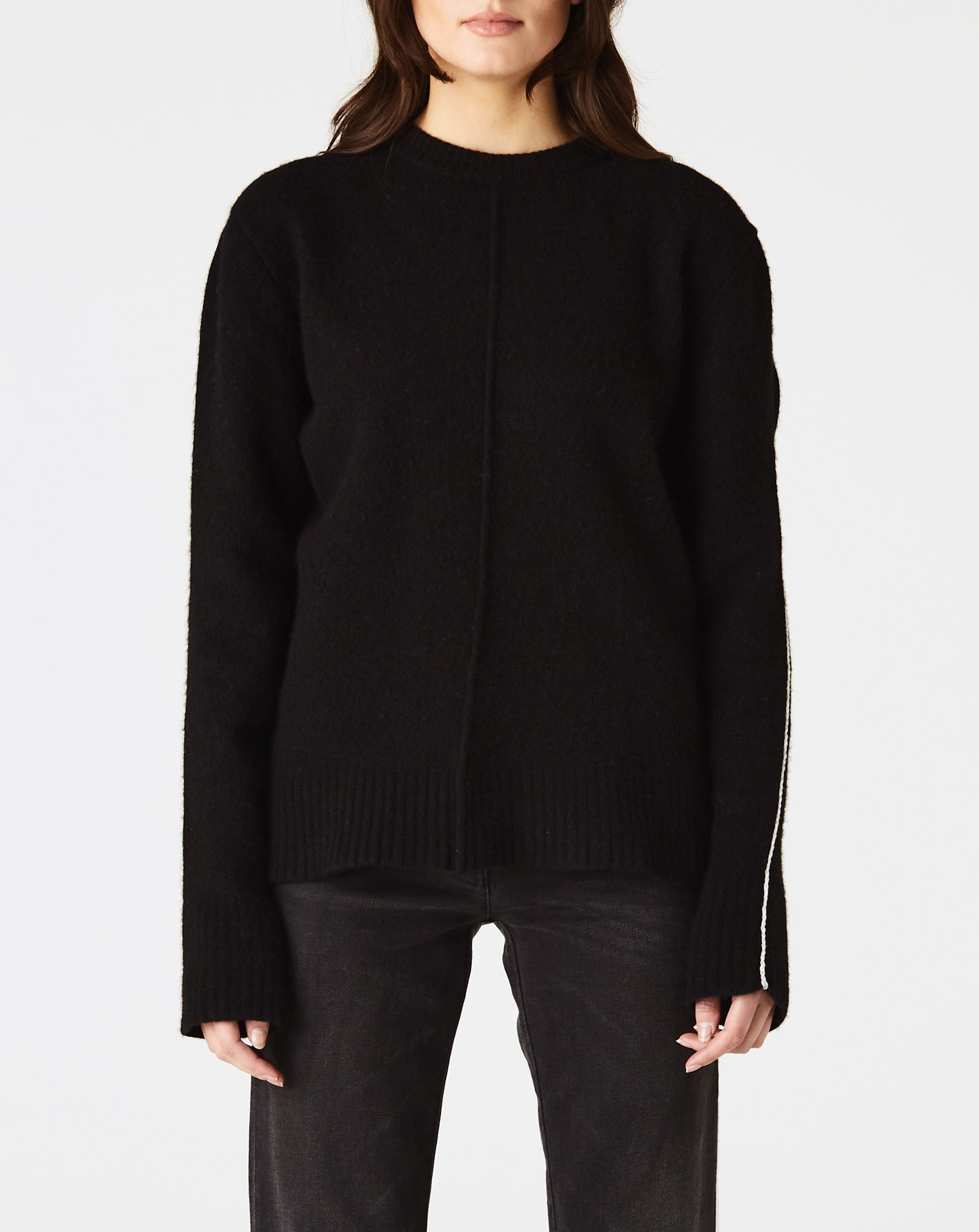 Side Slit Crewneck Sweater