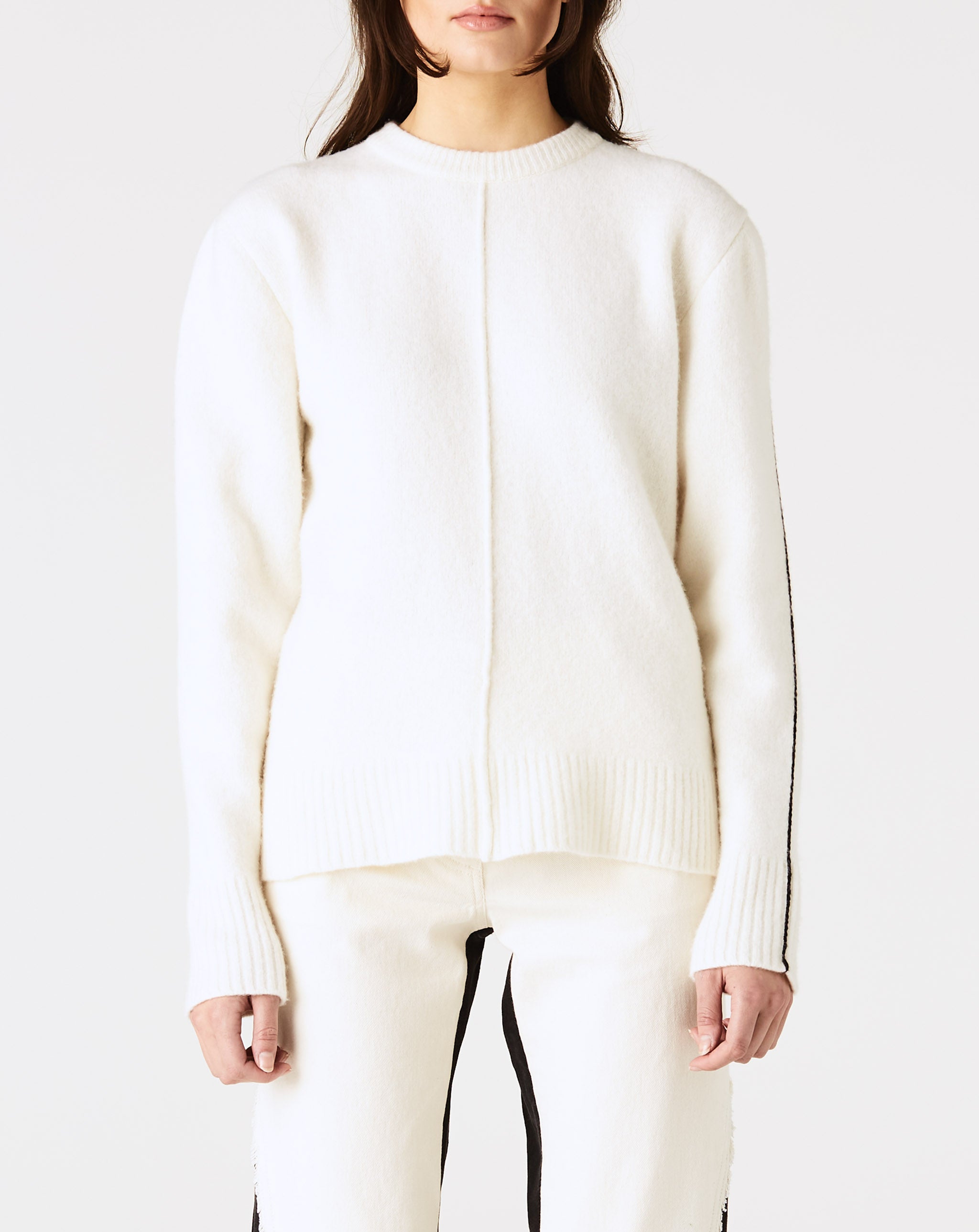 Side Slit Crewneck Sweater