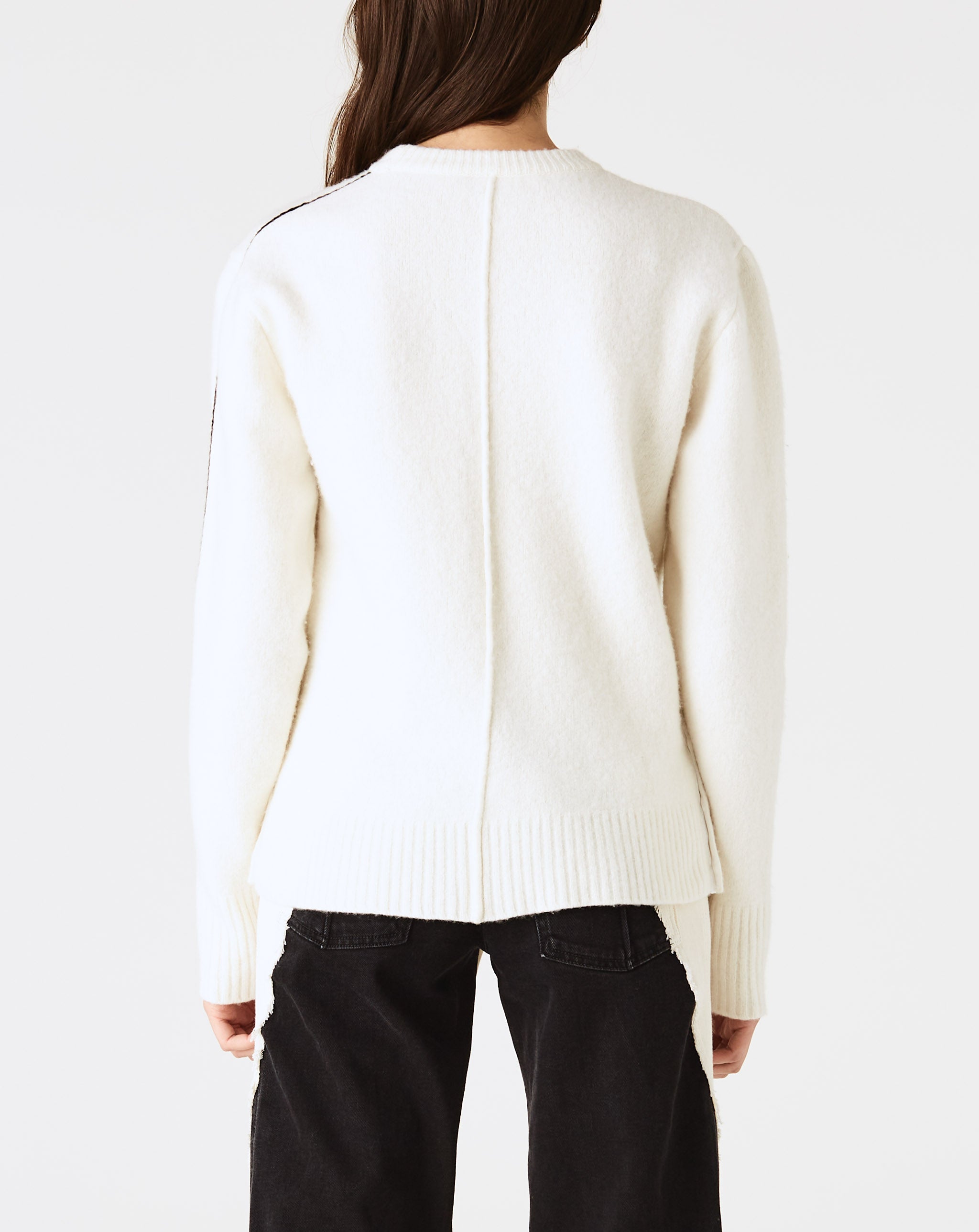 Side Slit Crewneck Sweater