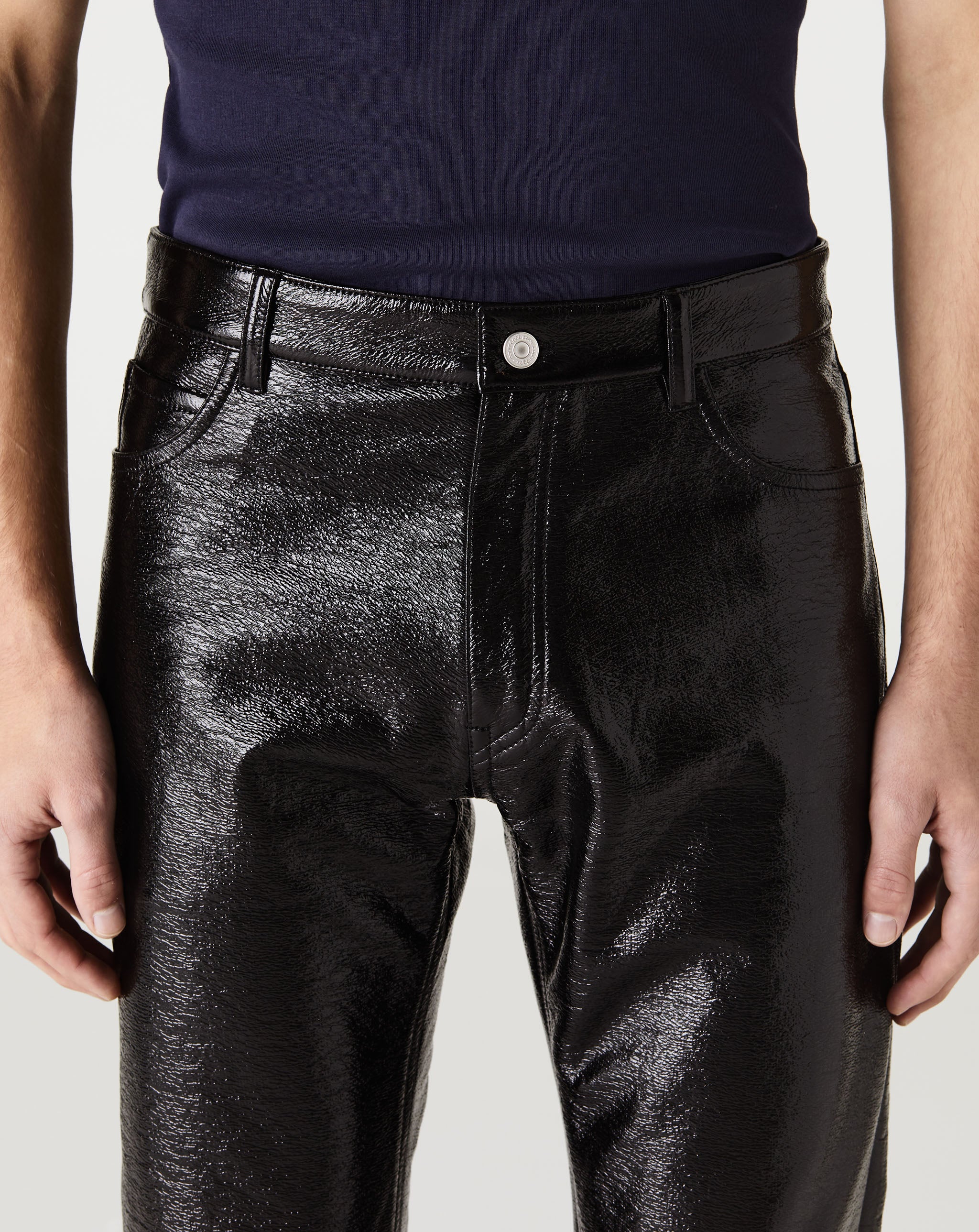 5-Pocket Vinyl Pants