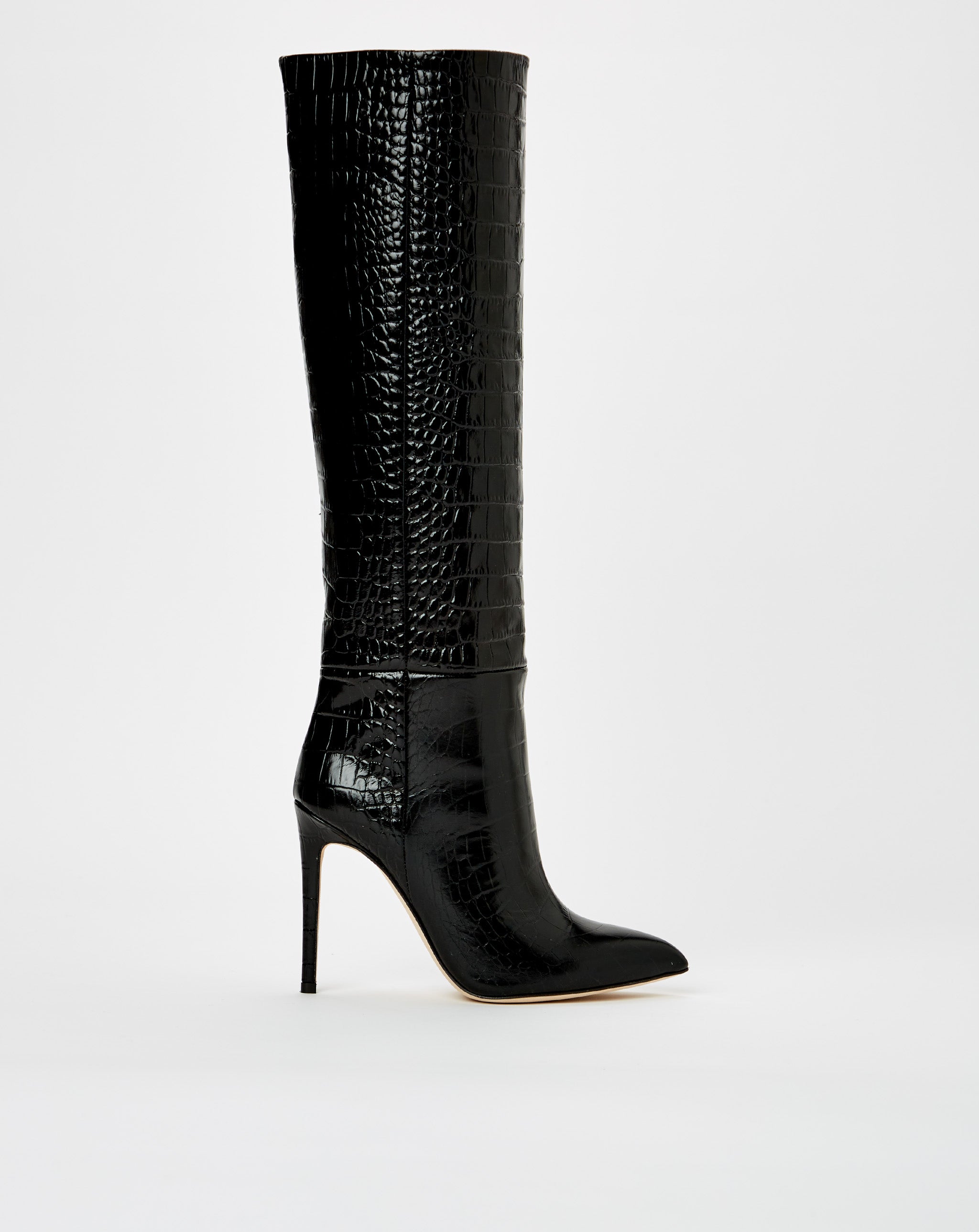 Embossed Croco Stiletto Boot