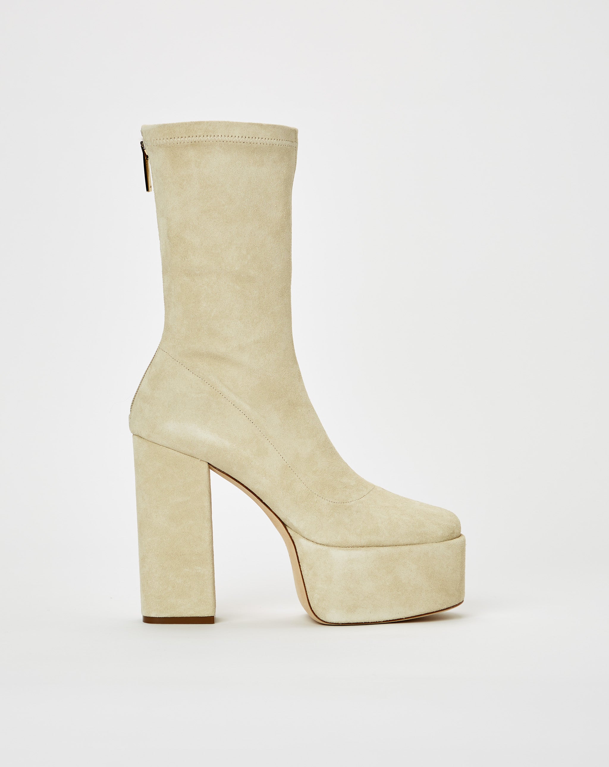 Calf Suede Stretch Lexy Ankle Boot