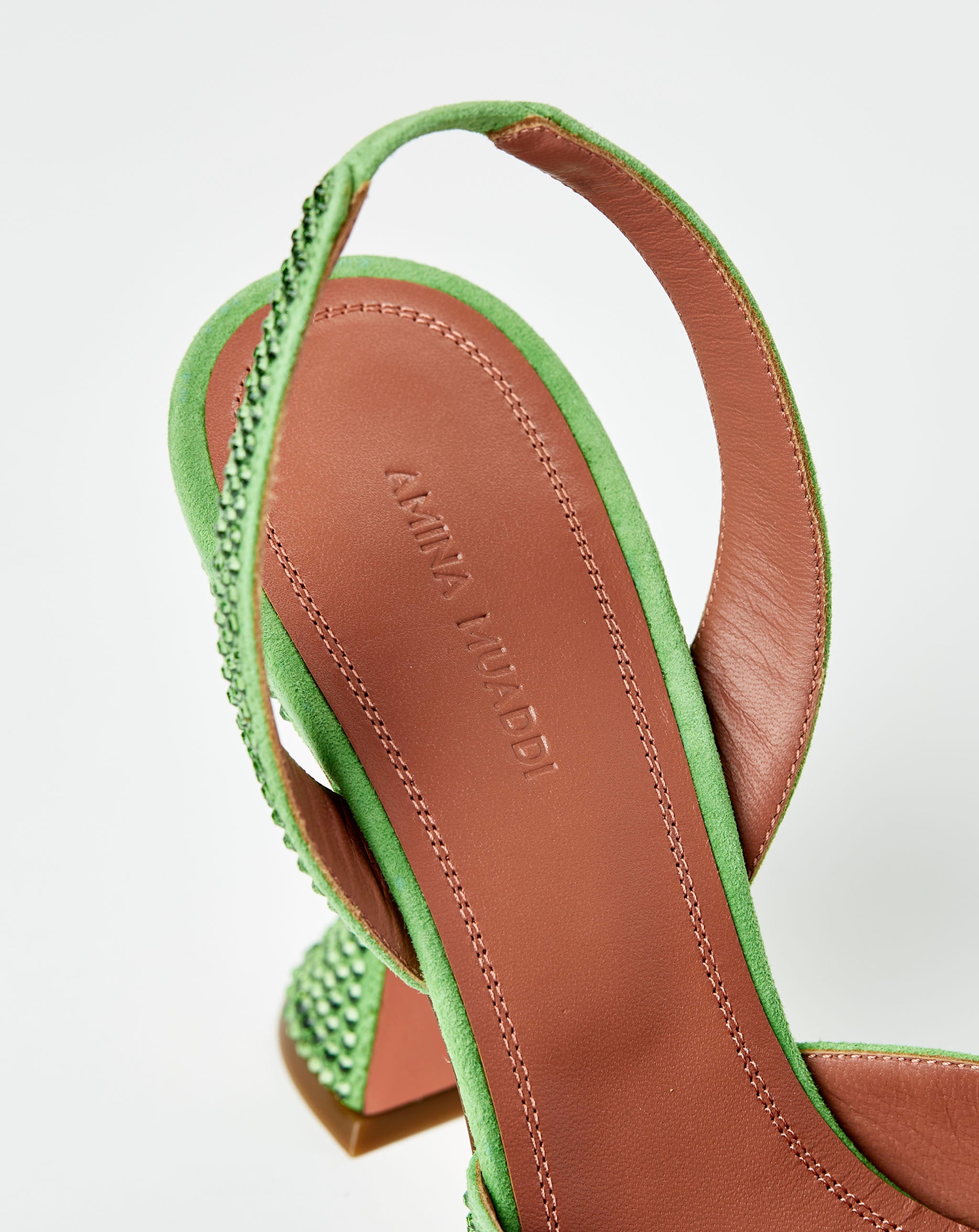 Rosie Crystal 95mm Suede