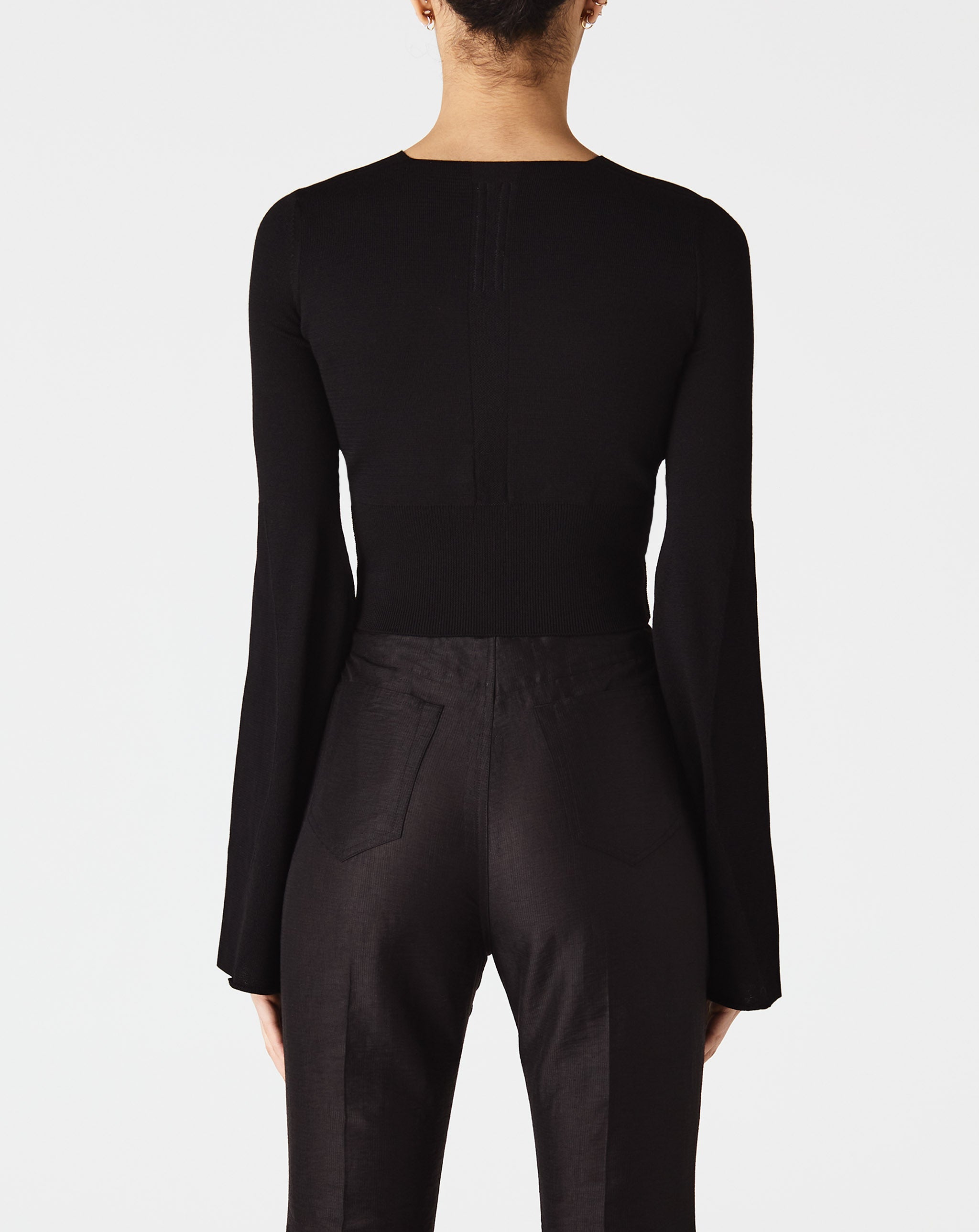 Cropped V Neck