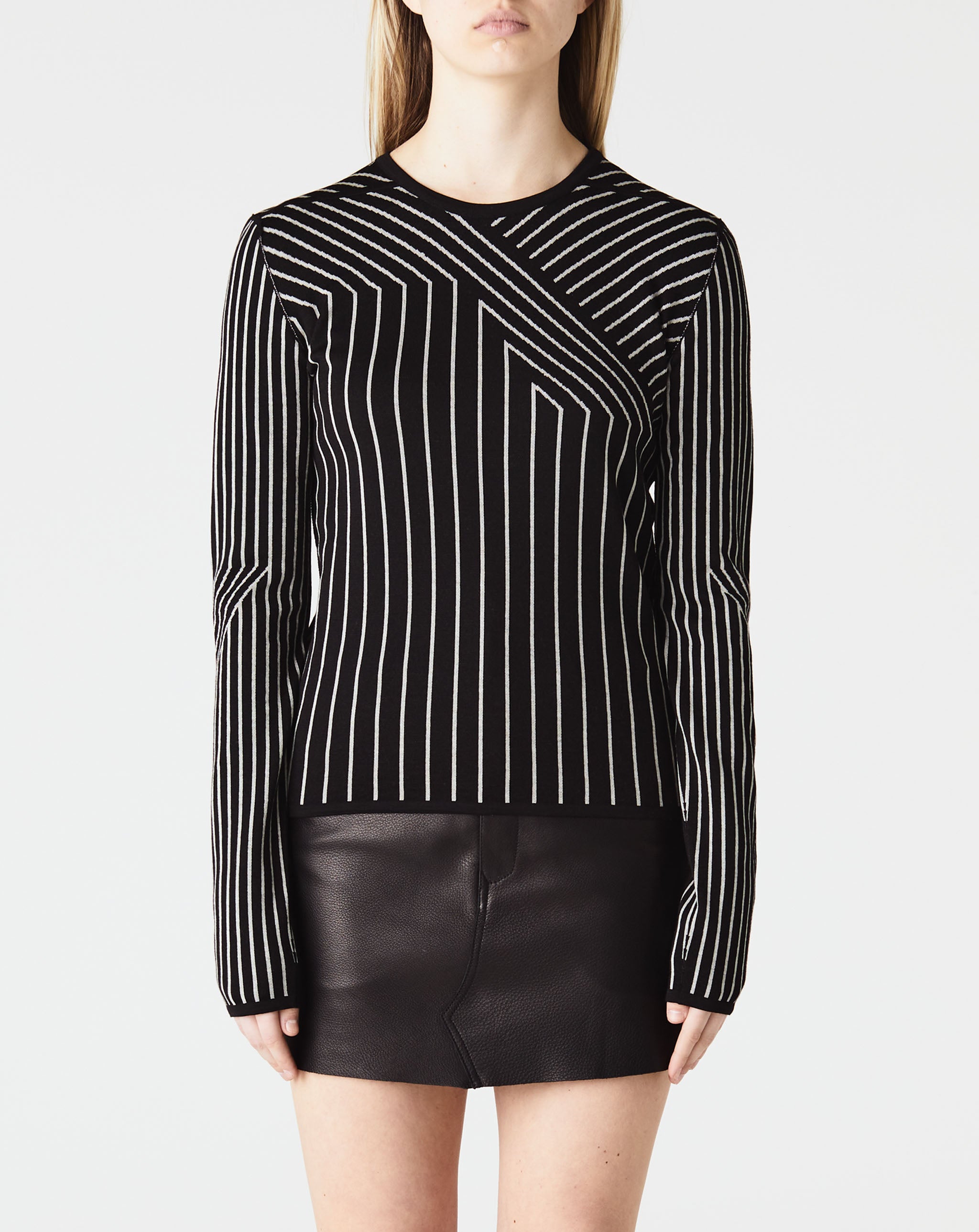 Cropped Geo Sweater