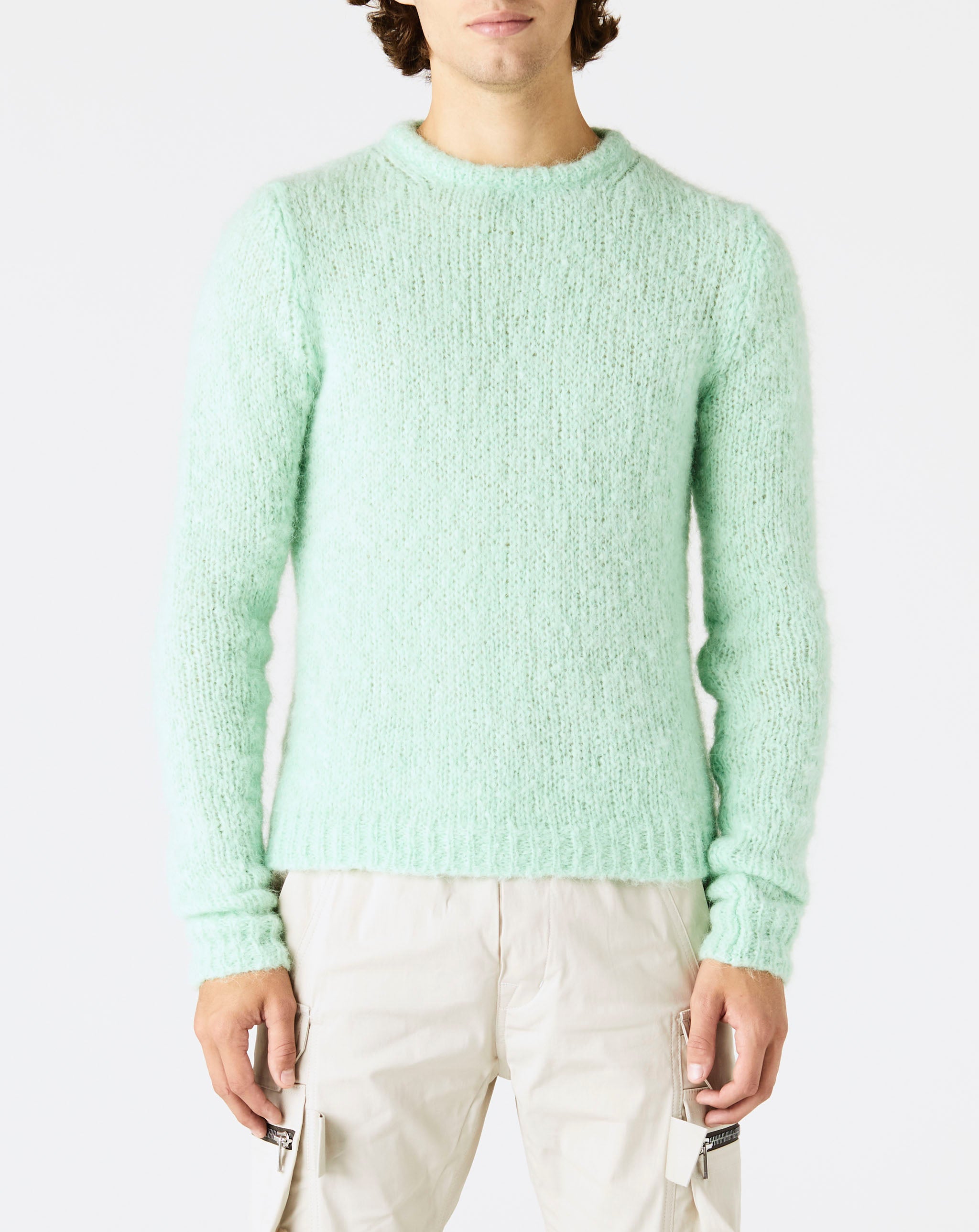 Alpaca Biker Round Neck Sweater