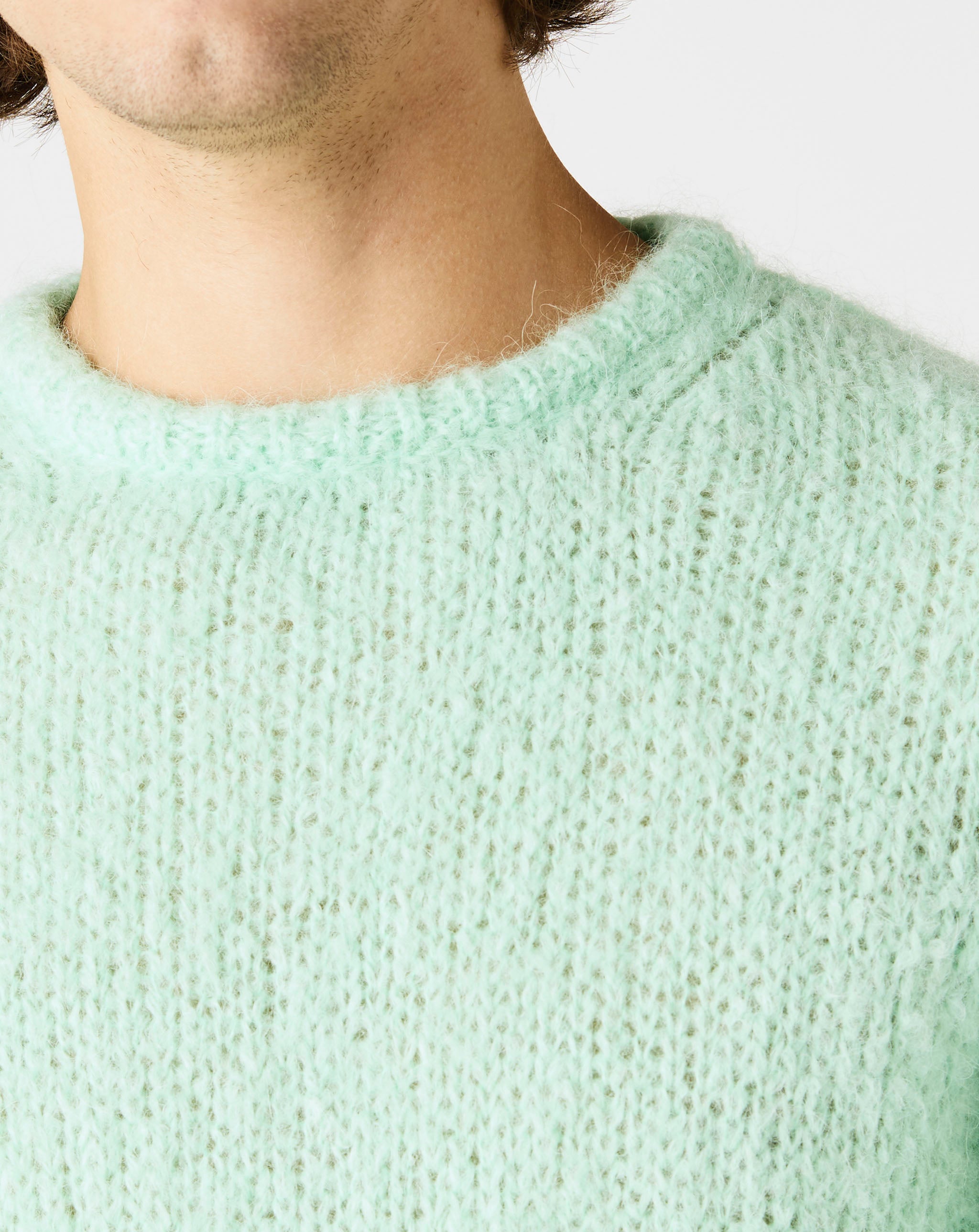 Alpaca Biker Round Neck Sweater