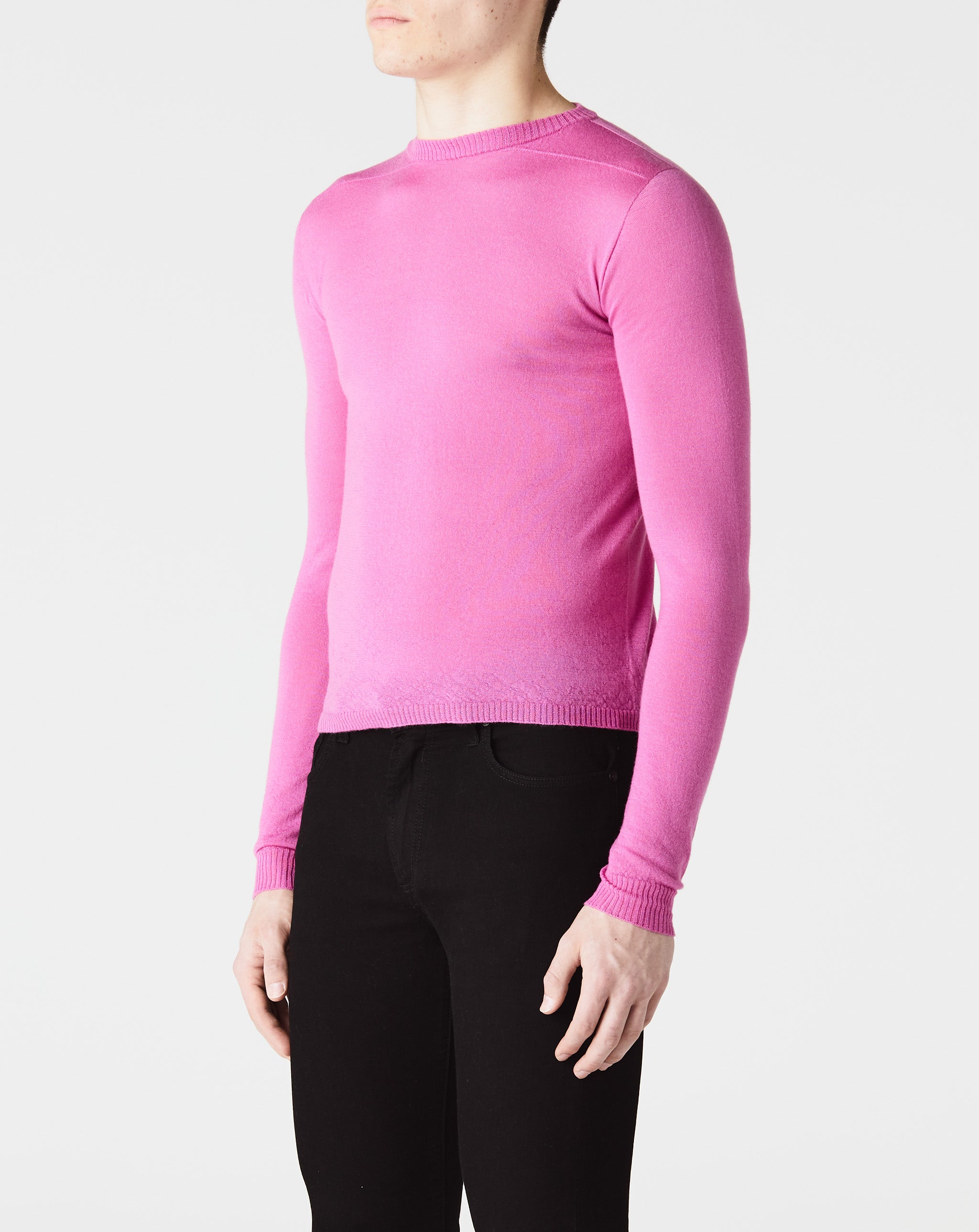 Cropped Biker Level Round Neck
