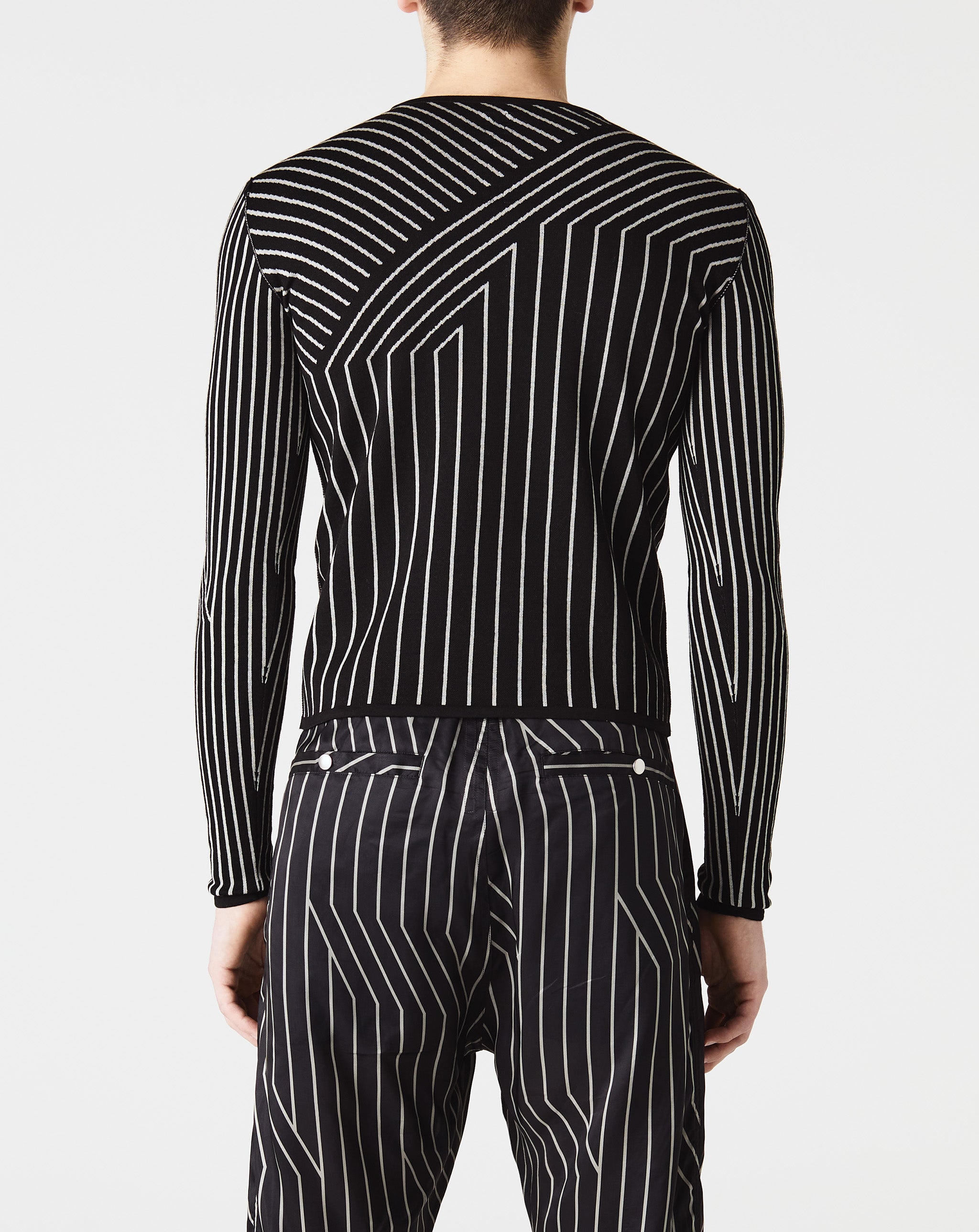 Cropped Level Round Neck Geo