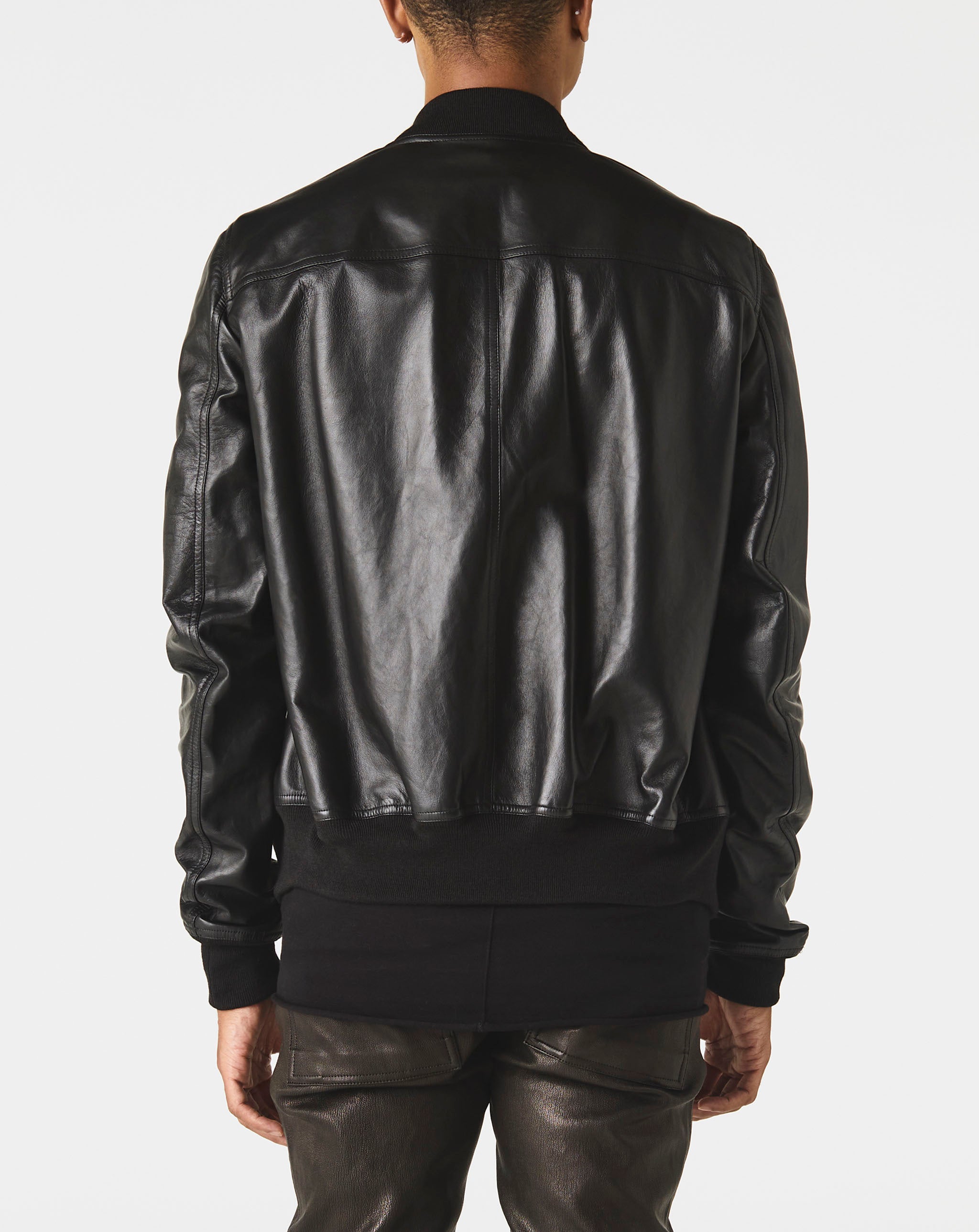 Leather Bomber Jacket